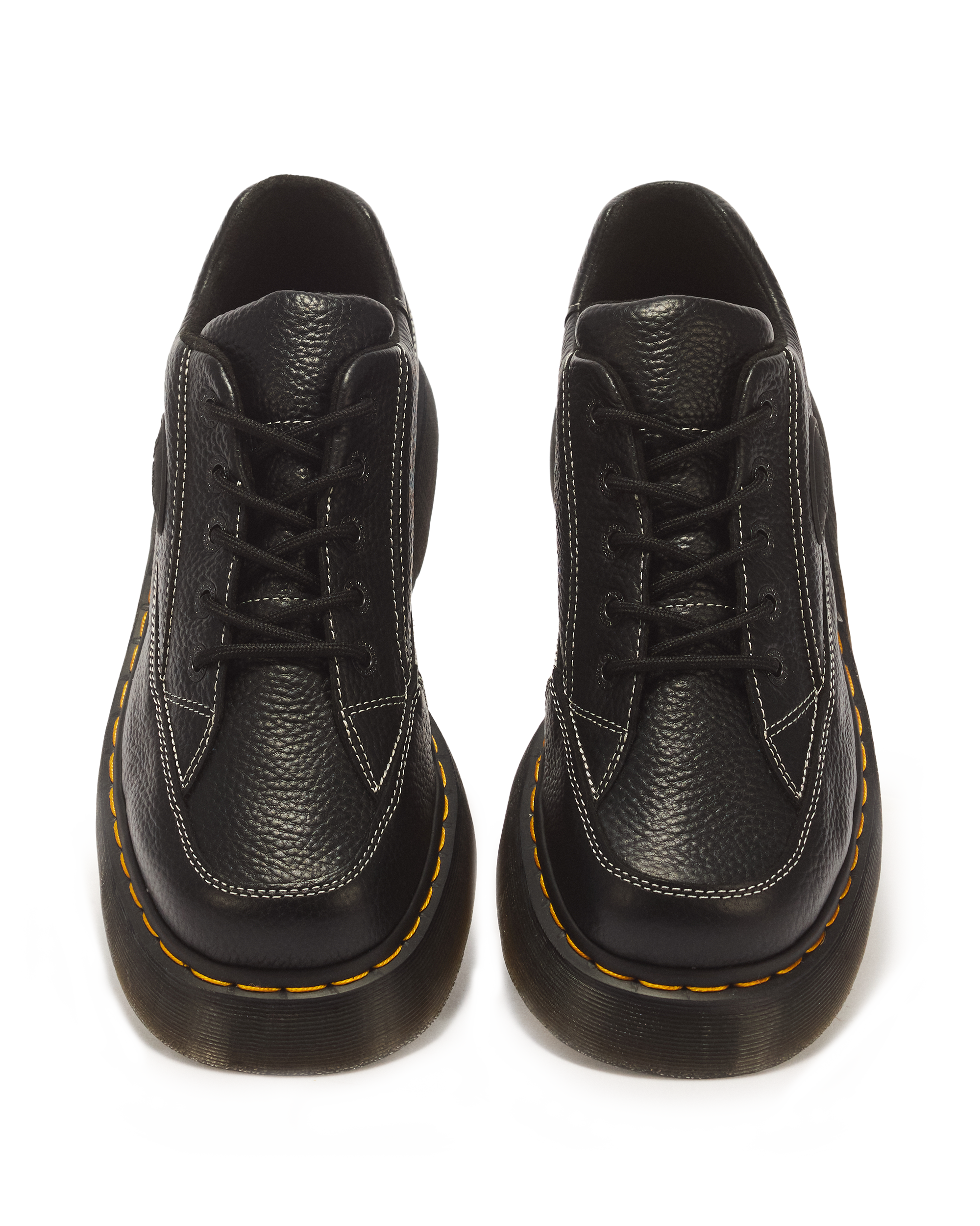 Buzz 5-eye Milled Nappa Leather Shoes in BLACK | Dr. Martens™