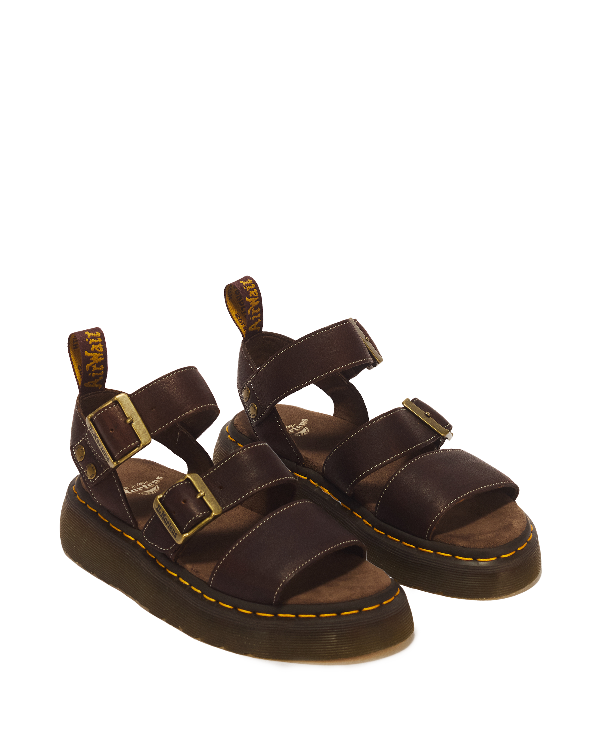 Sandalias Gryphon Quad de piel Grizzly