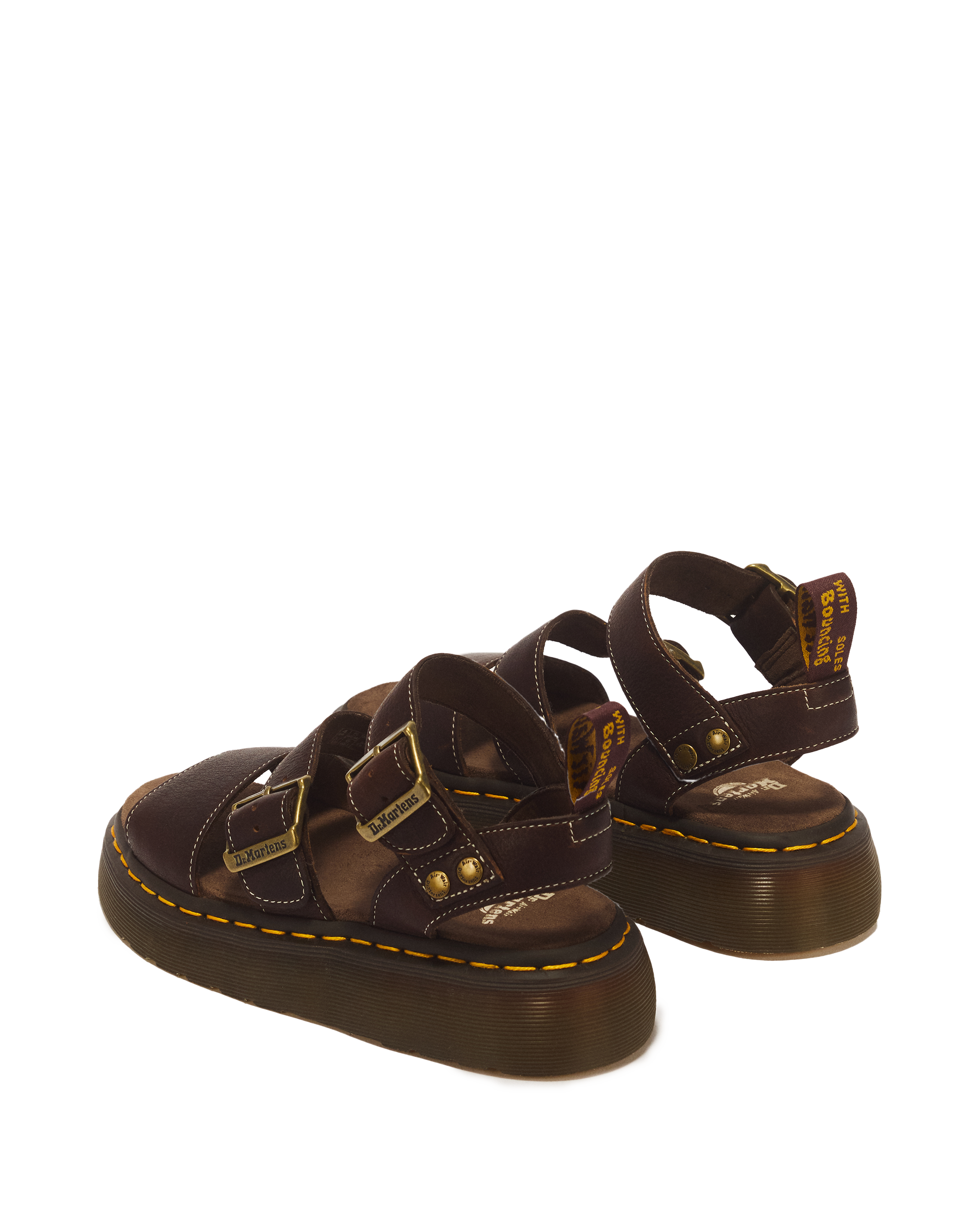 Sandalias Gryphon Quad de piel Grizzly