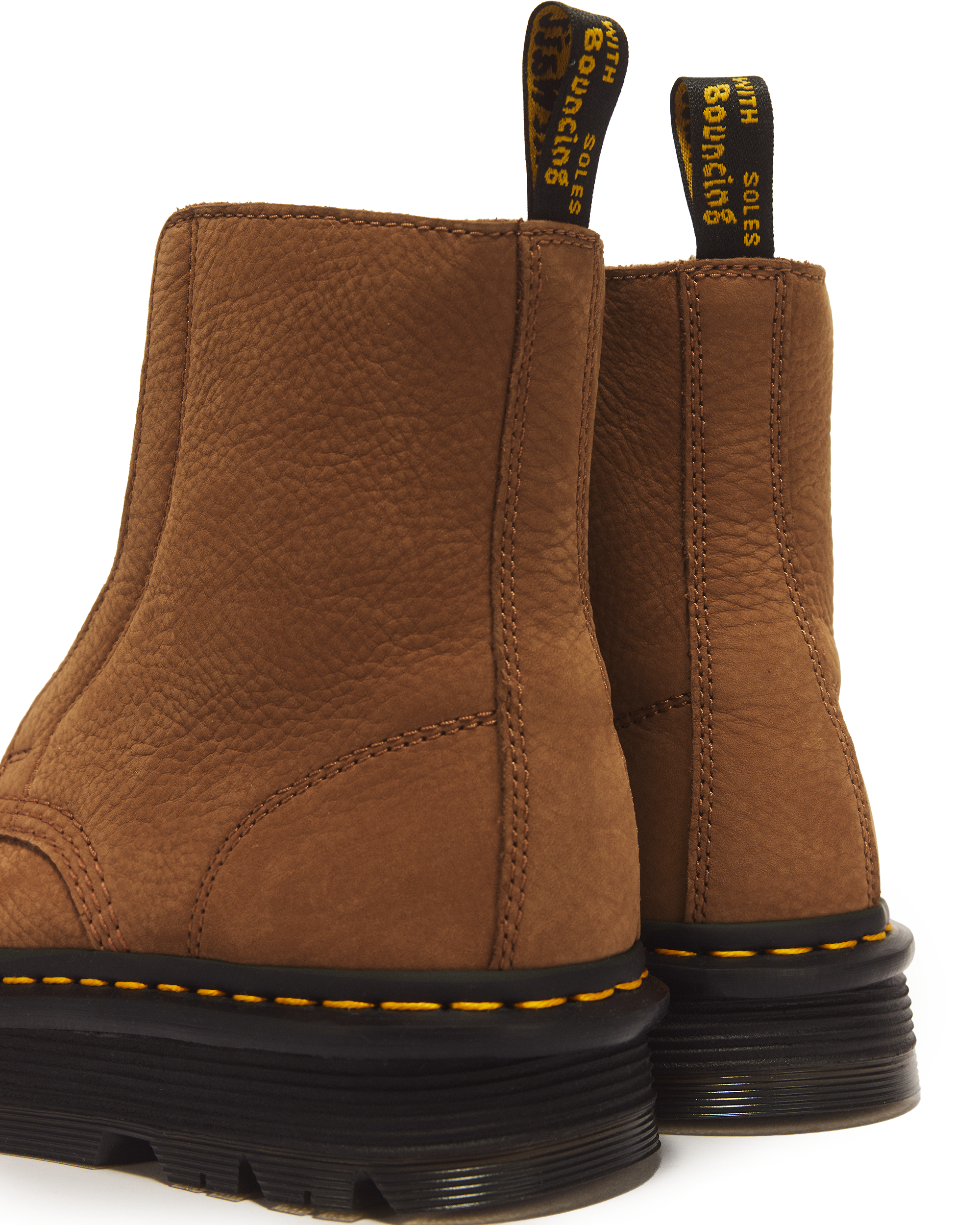 BOTAS ZEBZAG LACELESS DE PIEL NUBUCK CON FORRO