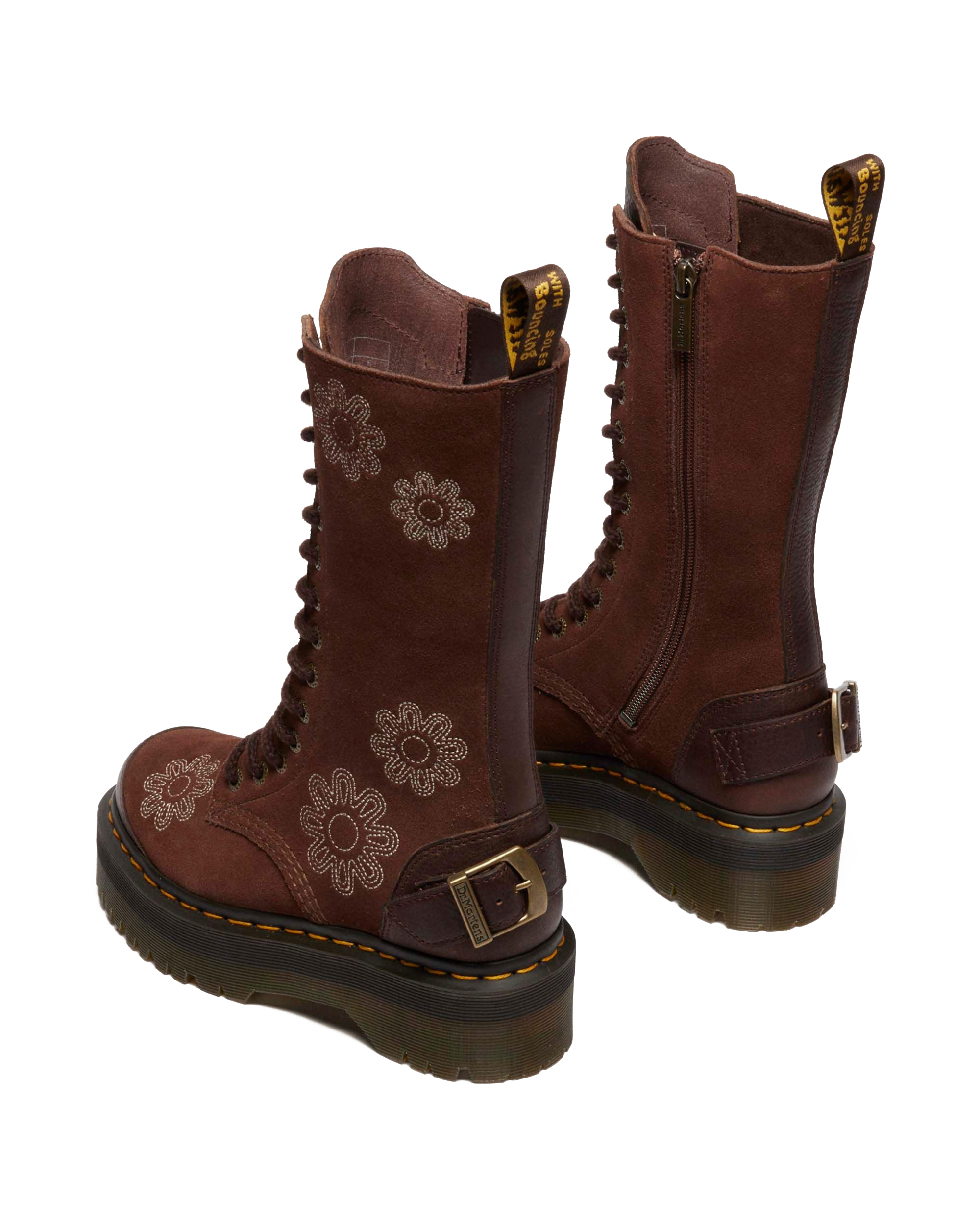 Botas con plataforma 1B99 Dunnet Flower de ante