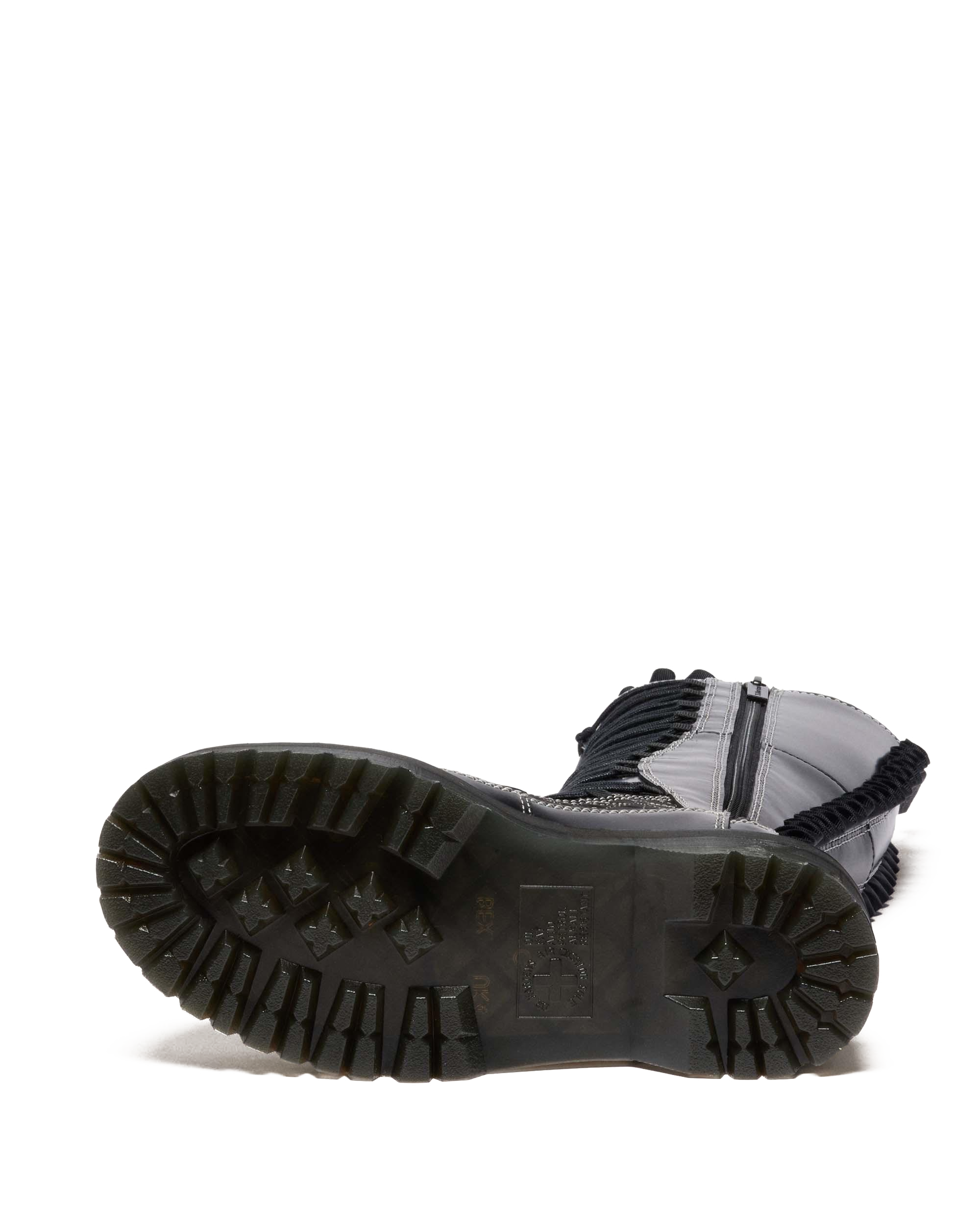 XTRM Frill Leder Plateaustiefel