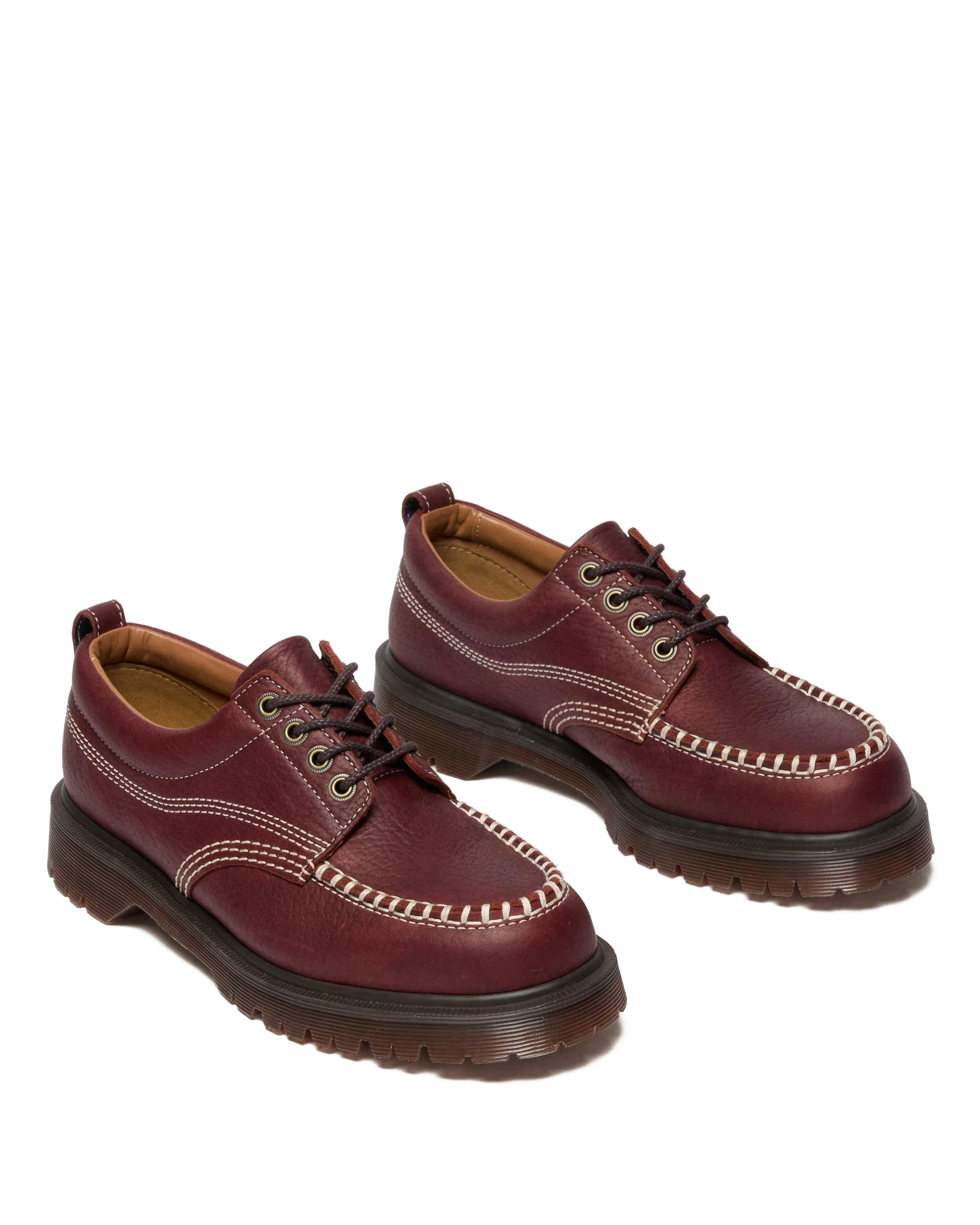 CHAUSSURES LOWELL EN CUIR WILD GRAIN À BOUT MOCASSIN