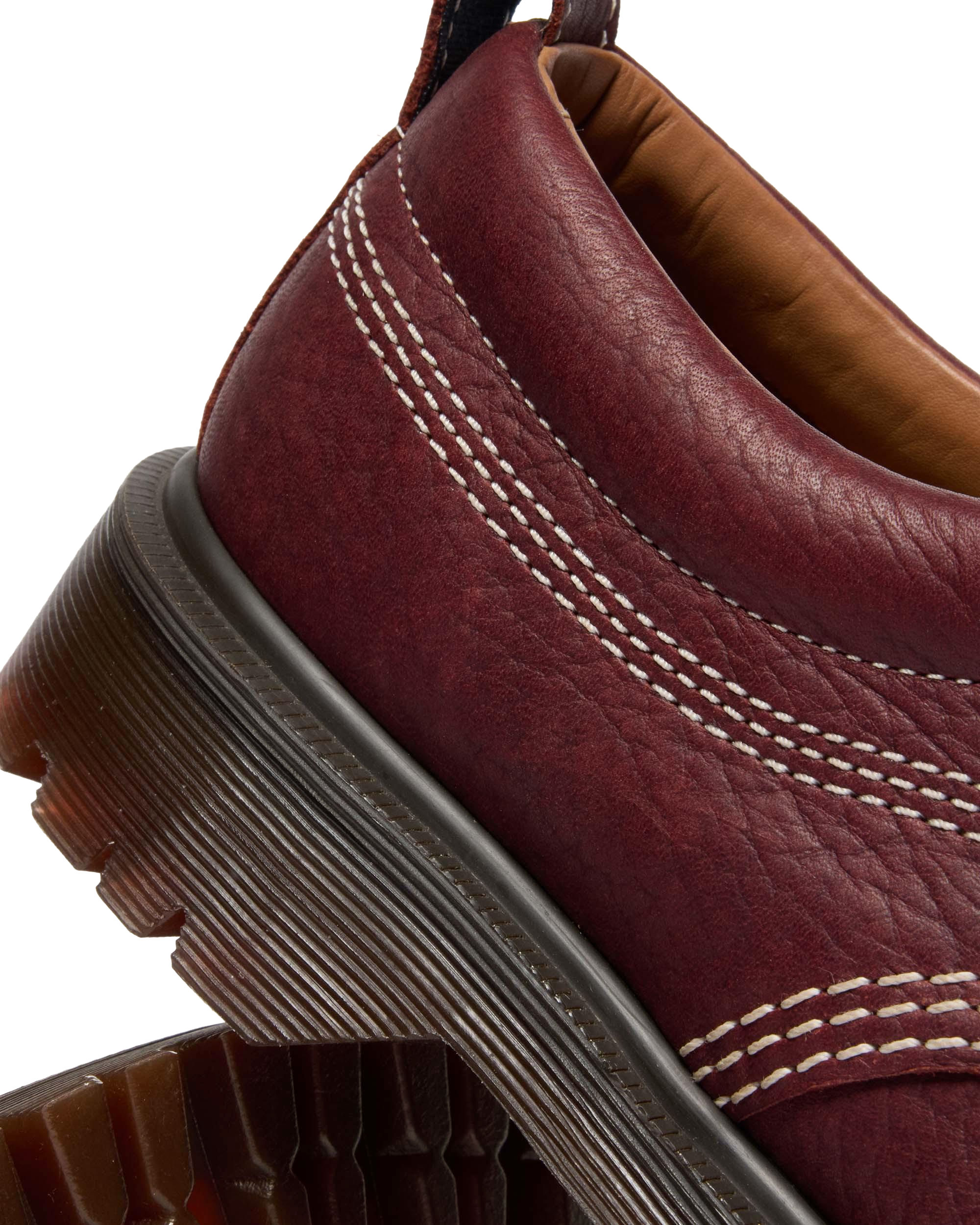 CHAUSSURES LOWELL EN CUIR WILD GRAIN À BOUT MOCASSIN