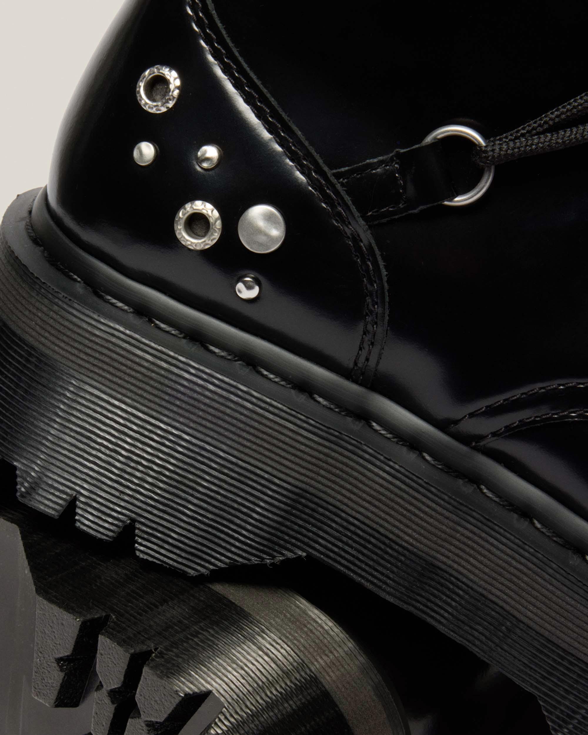 JADON HI STUDDED BUTTERO LEATHER PLATFORM BOOTS