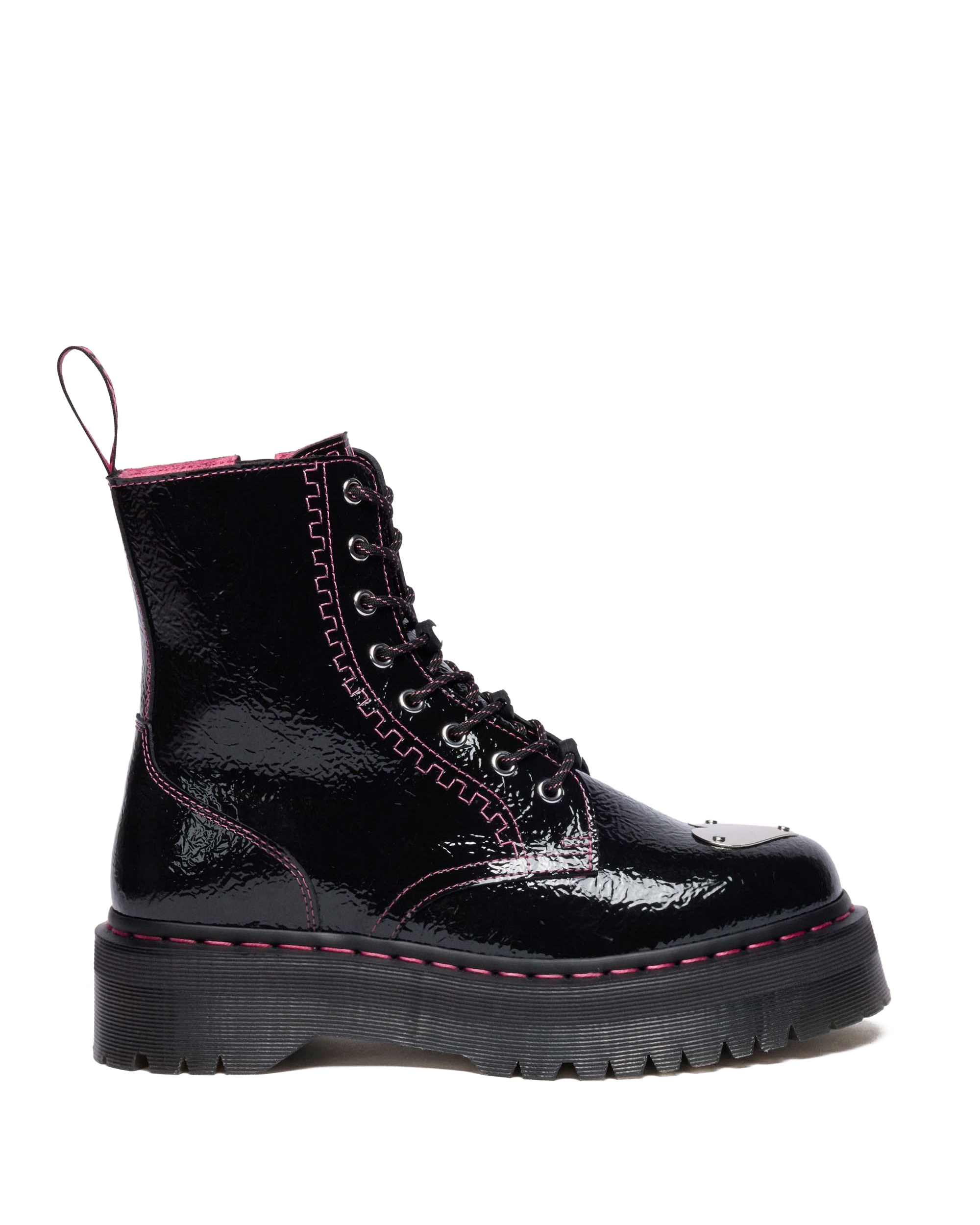 k*o様 Dr. Martens Jadon ブラックブーツ 8 US Jadon Distressed Patent Leather Platform Boots in Black | Dr. Martens™