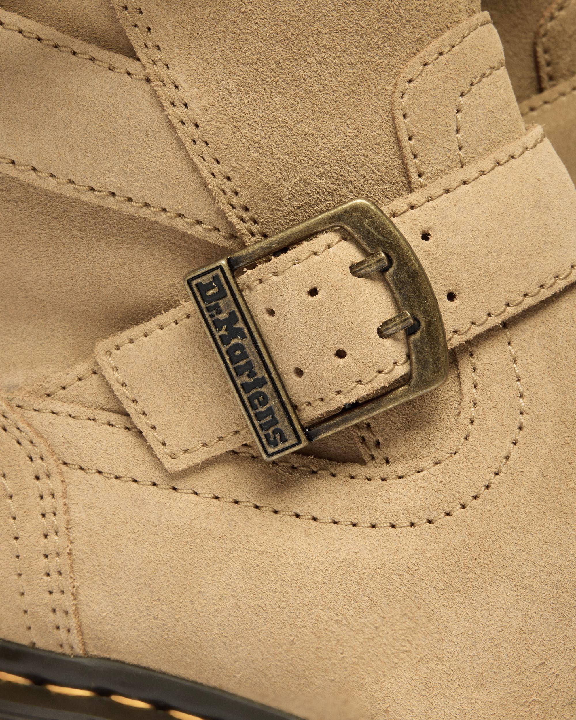 Biker boots Anistone en daim à brides