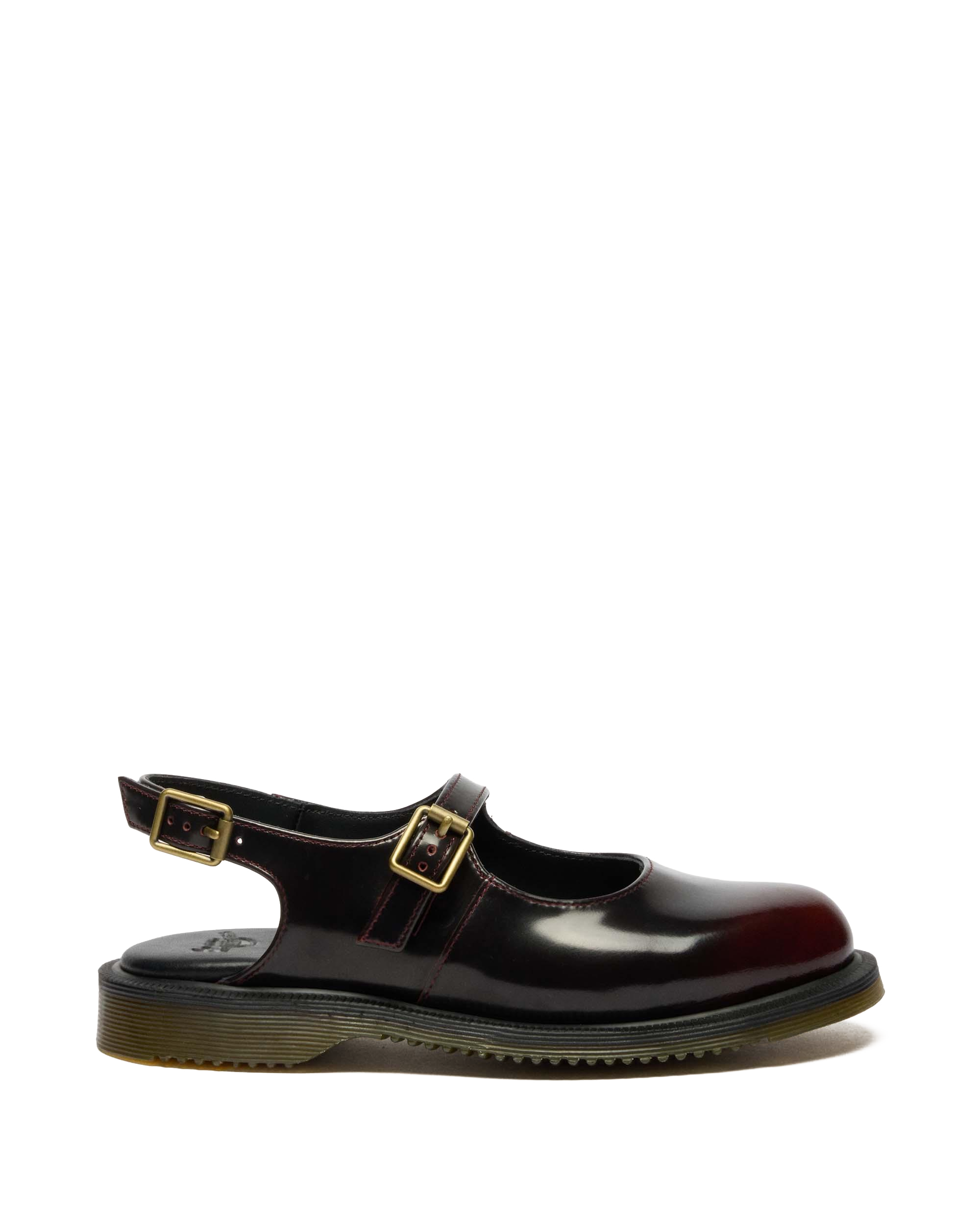 Madaline Mary Jane Rub Off Leather Sling Back Shoes 