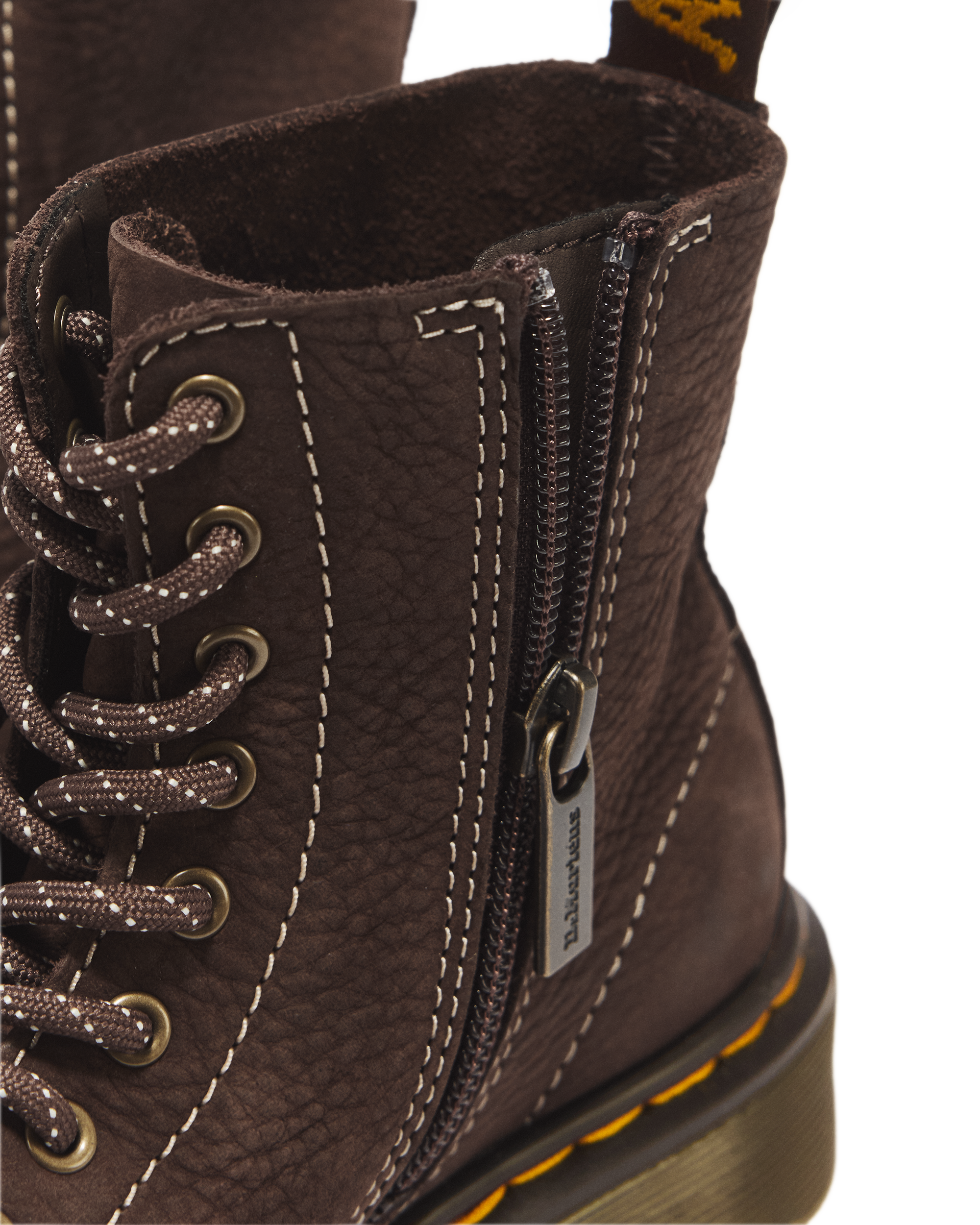 Junior 1460 Getrommeld Nubuck Laarzen