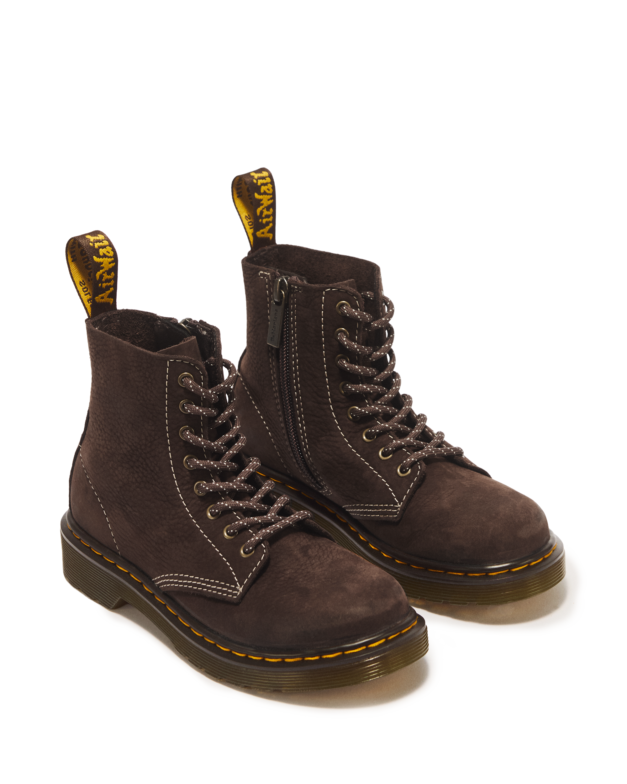 Junior 1460 Getrommeld Nubuck Laarzen