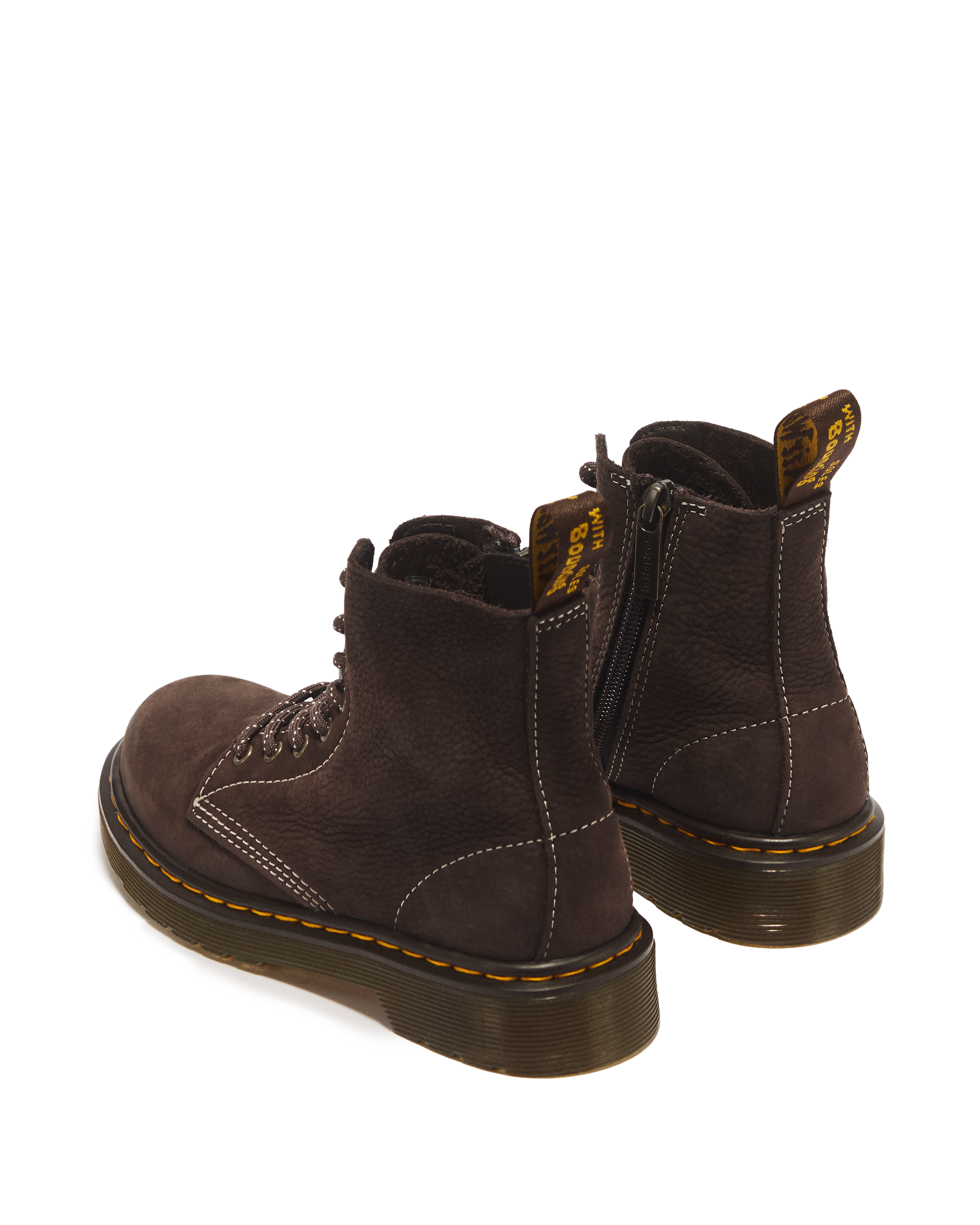 Junior 1460 Getrommeld Nubuck Laarzen