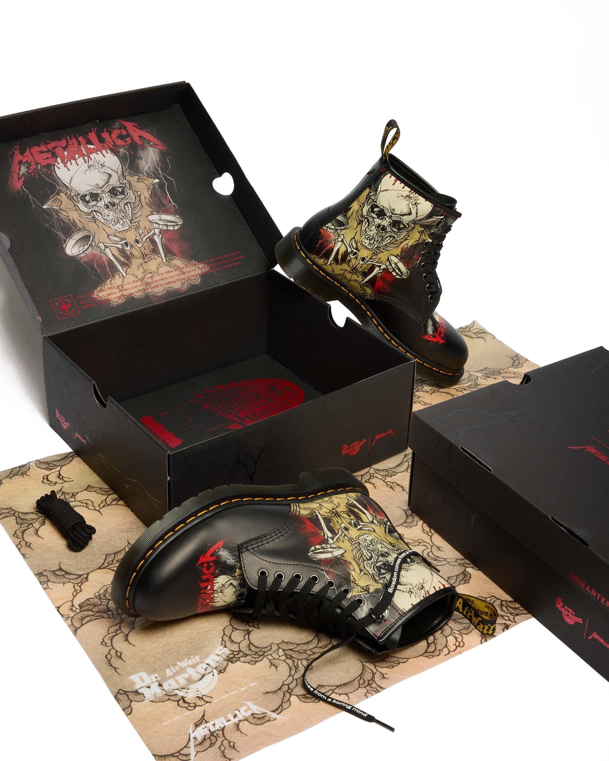1460 Metallica Boots