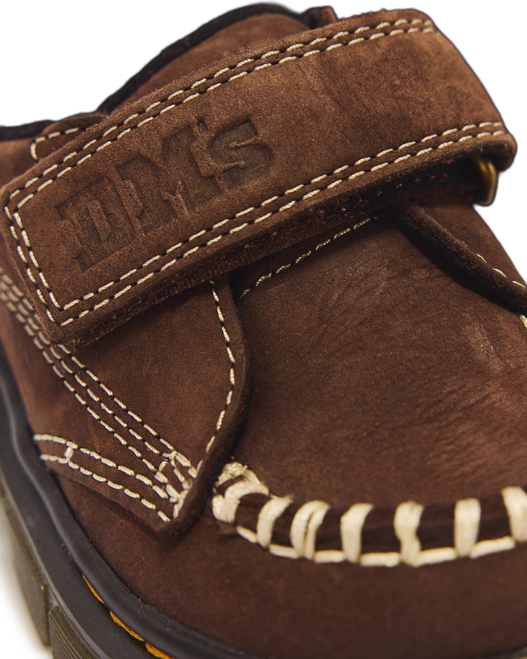 Toddler Raffe Strap Tumbled Nubuck Strap Shoes