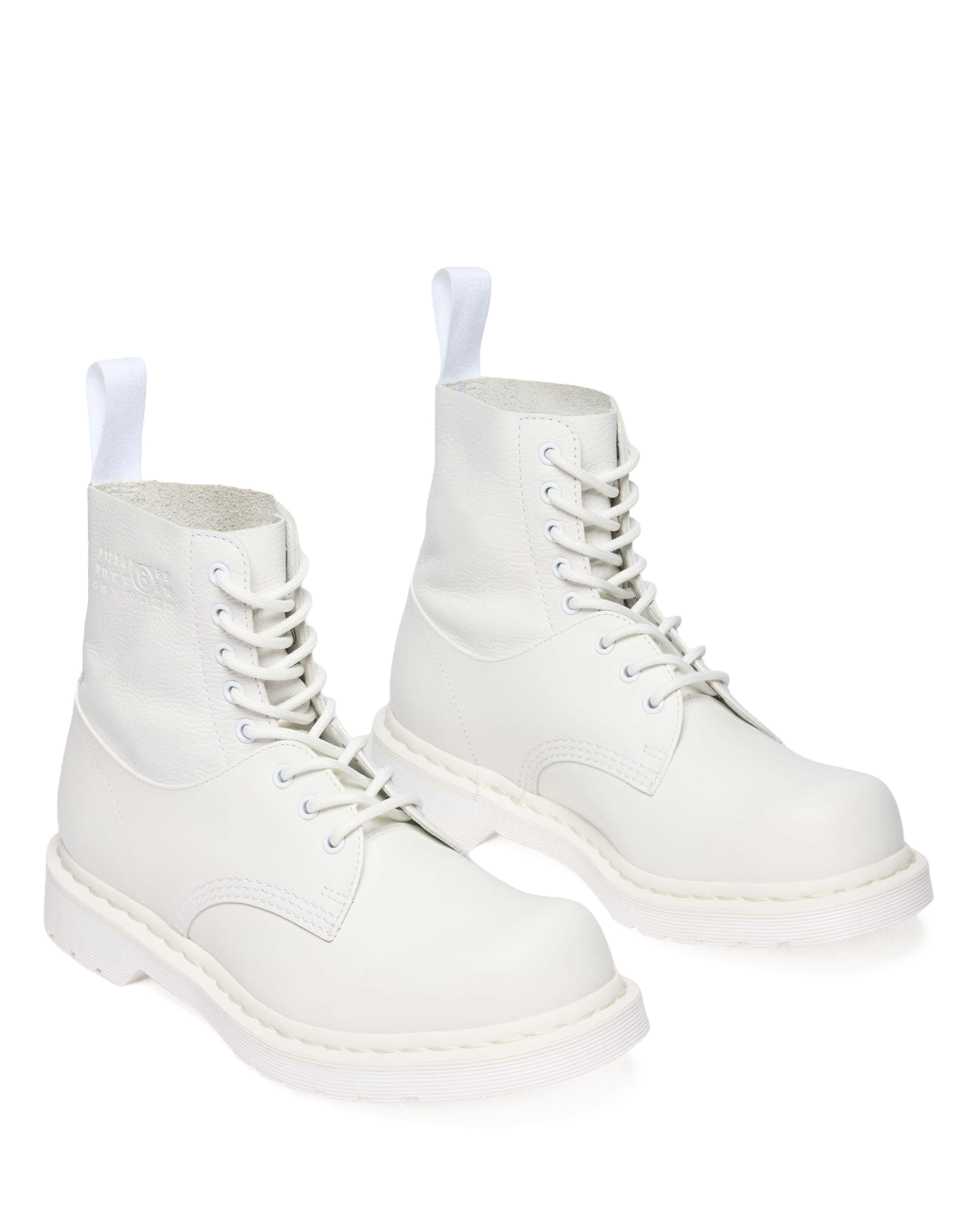 1460 / 1461 Mm6 Leather Boots in White+optical White | Dr. Martens™