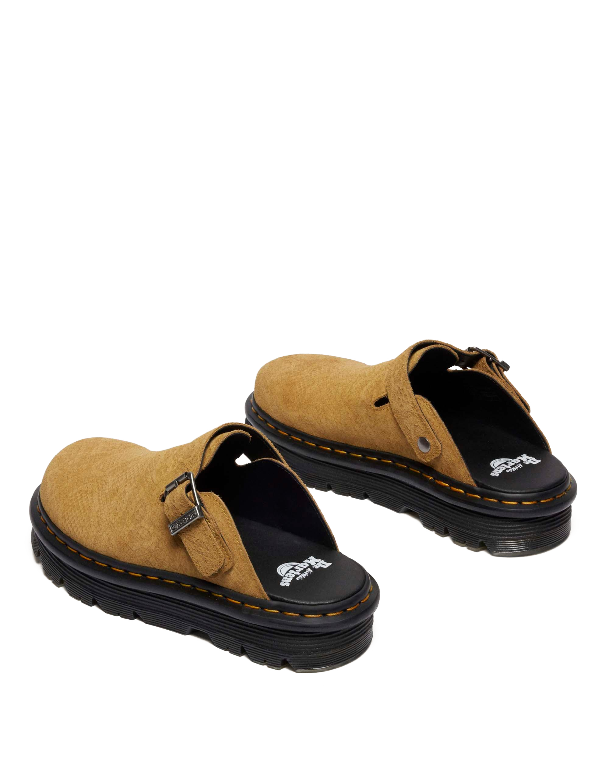 Zebzag Wildleder Casual Slingback Plateau Mules