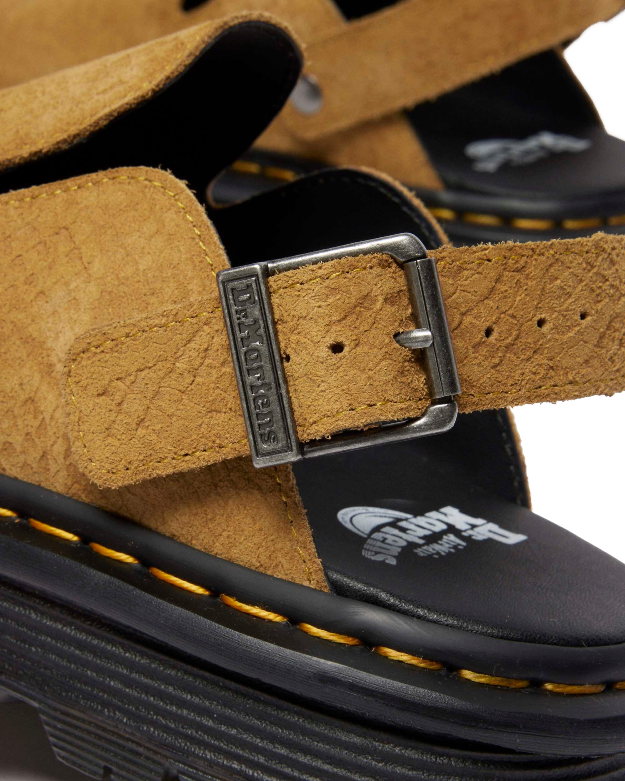 Zebzag Wildleder Casual Slingback Plateau Mules