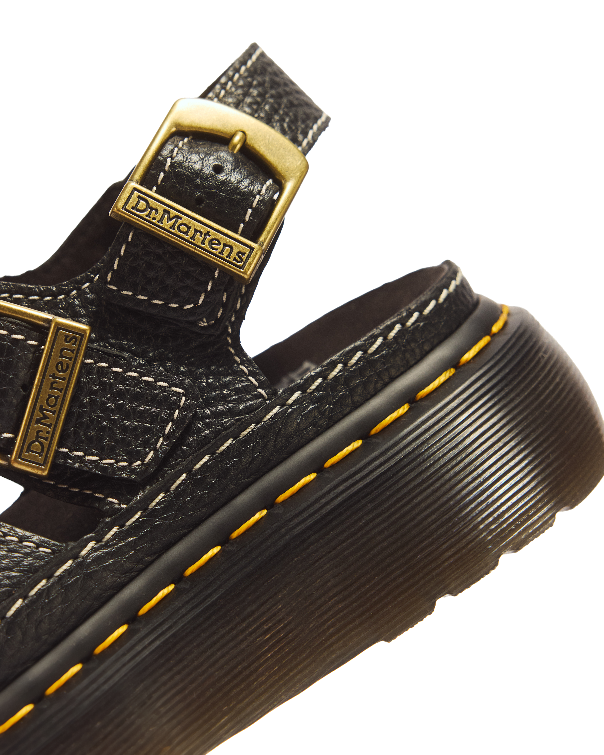 Sandales fisherman plateformes Wrenlie en cuir nappa à bouts ouverts