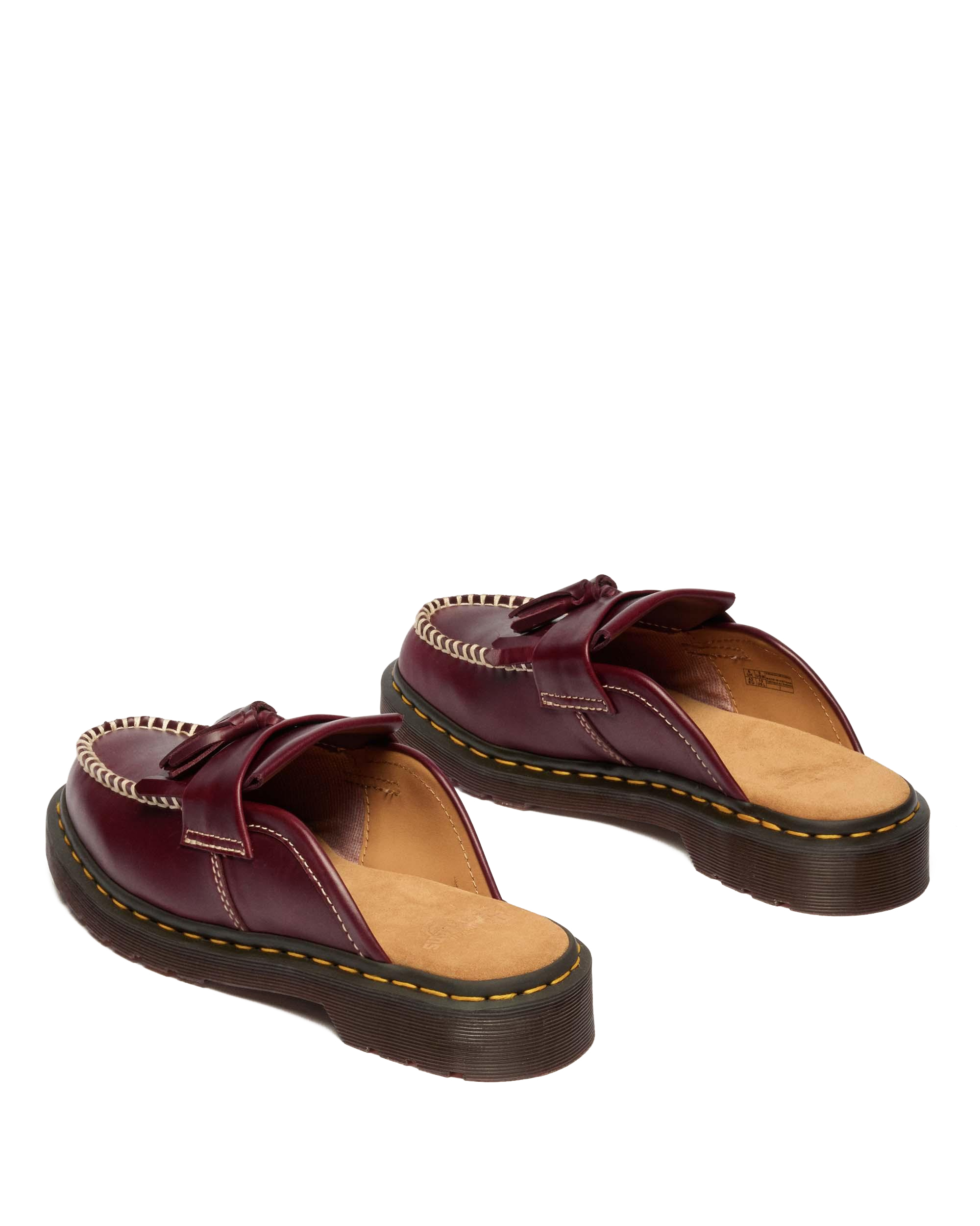 ゆ Dr. Martensエイドリアン CHERRYREDUK9 Adrian Leather Mules in Cherry Red | Dr. Martens™