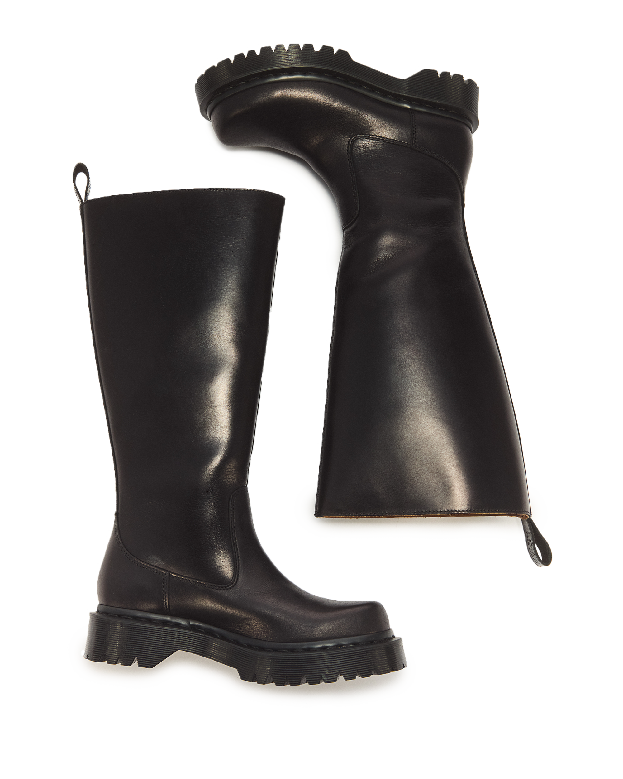 Rejena Hi Old Harness Leather Boots