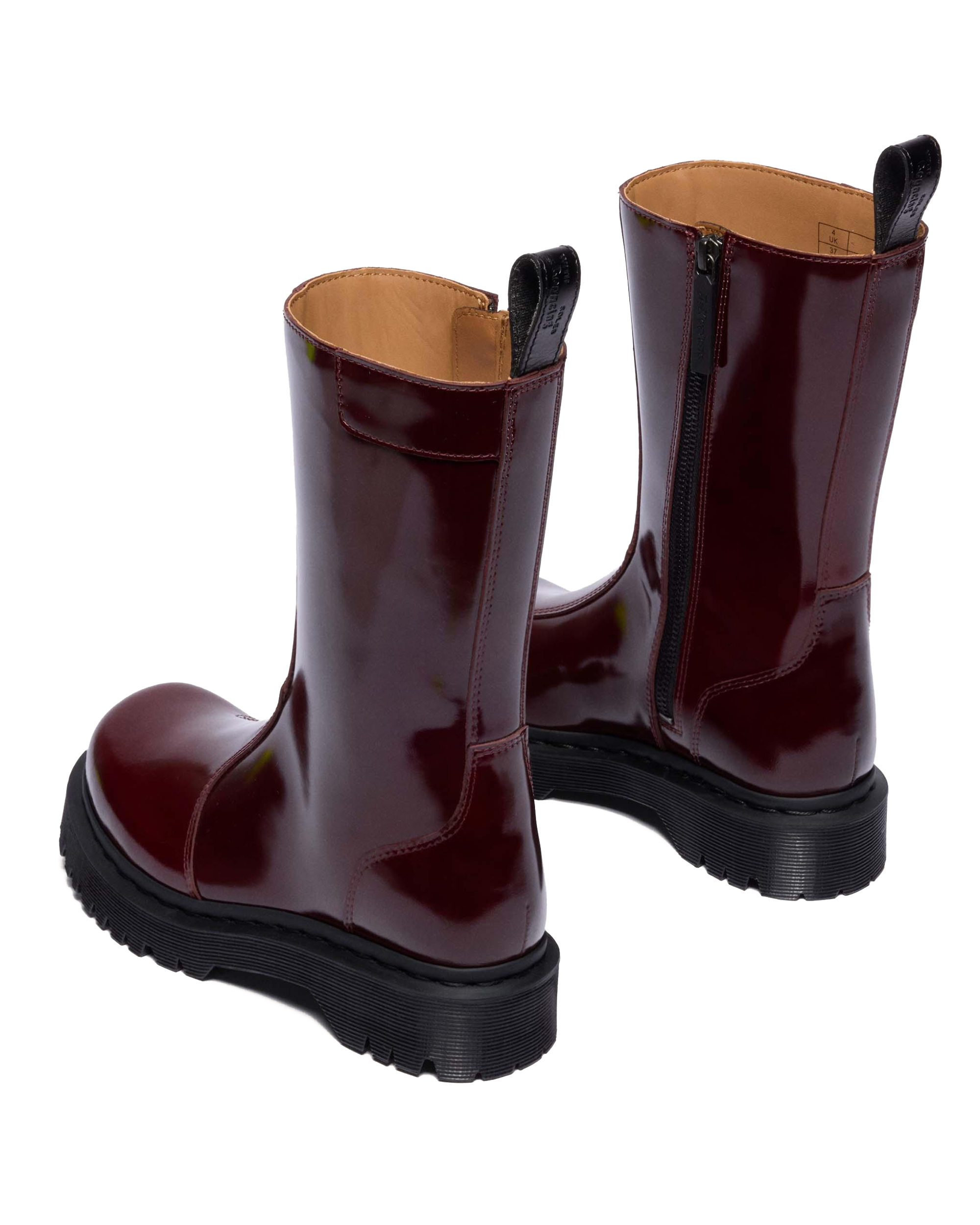 Botas Rejena de piel Laquered