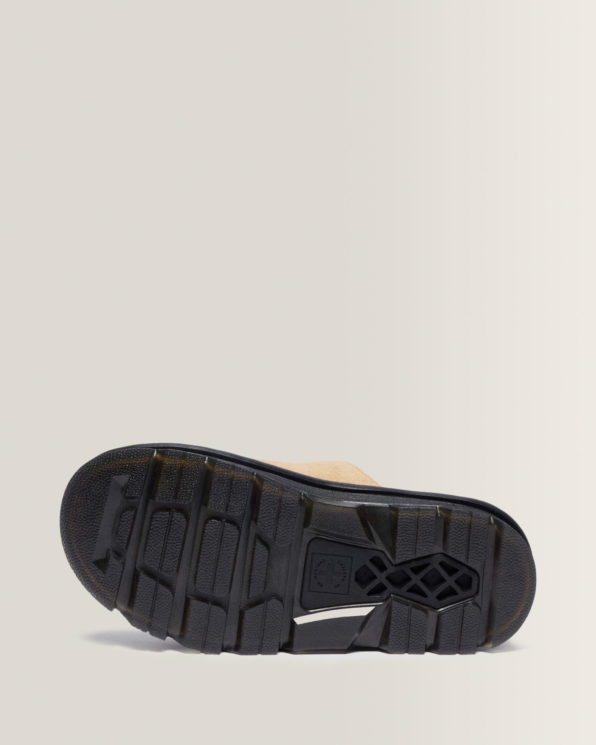 Zebzag Wildleder Plateau Slides