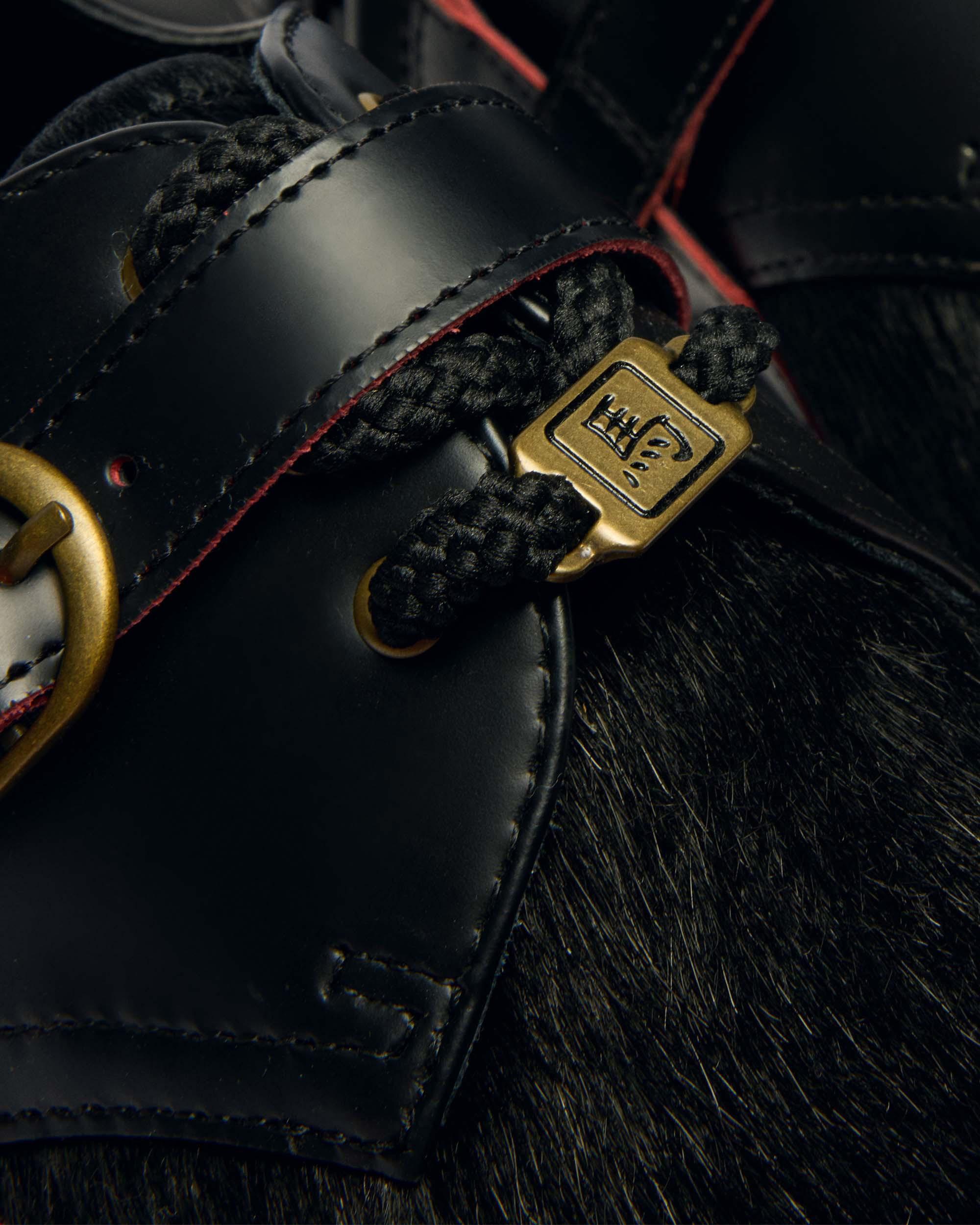 1461 Jahr des Pferdes Leder Schuhe