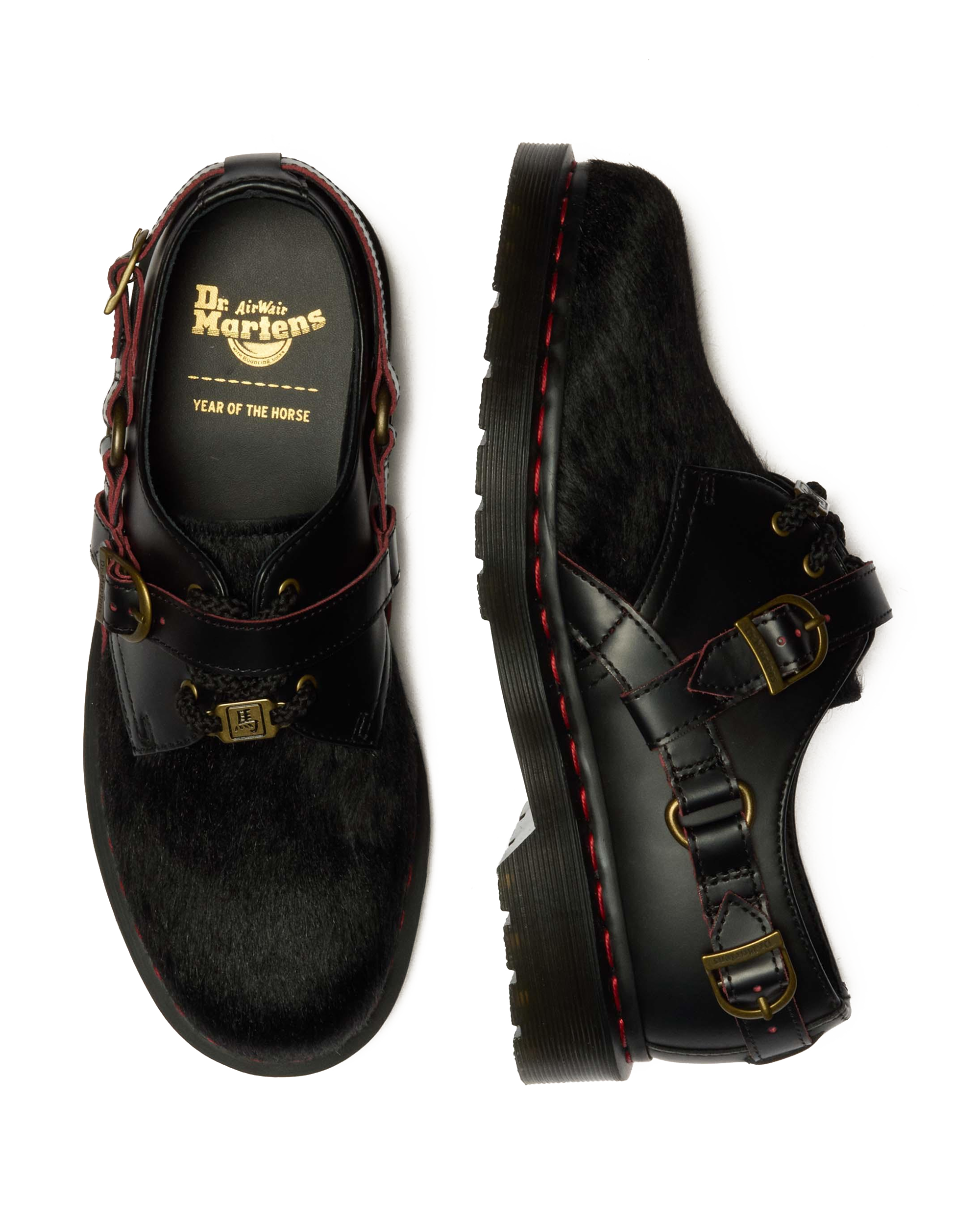 1461 Jahr des Pferdes Leder Schuhe