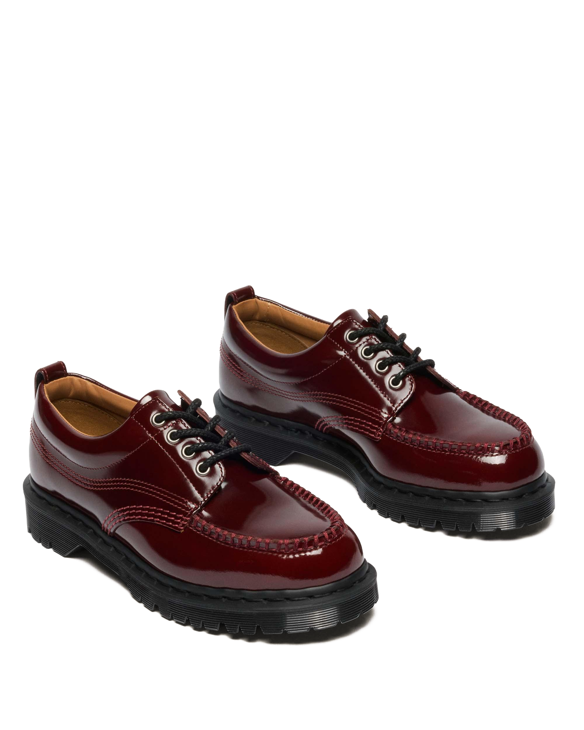 Lowell Laquered Moc Toe Shoes