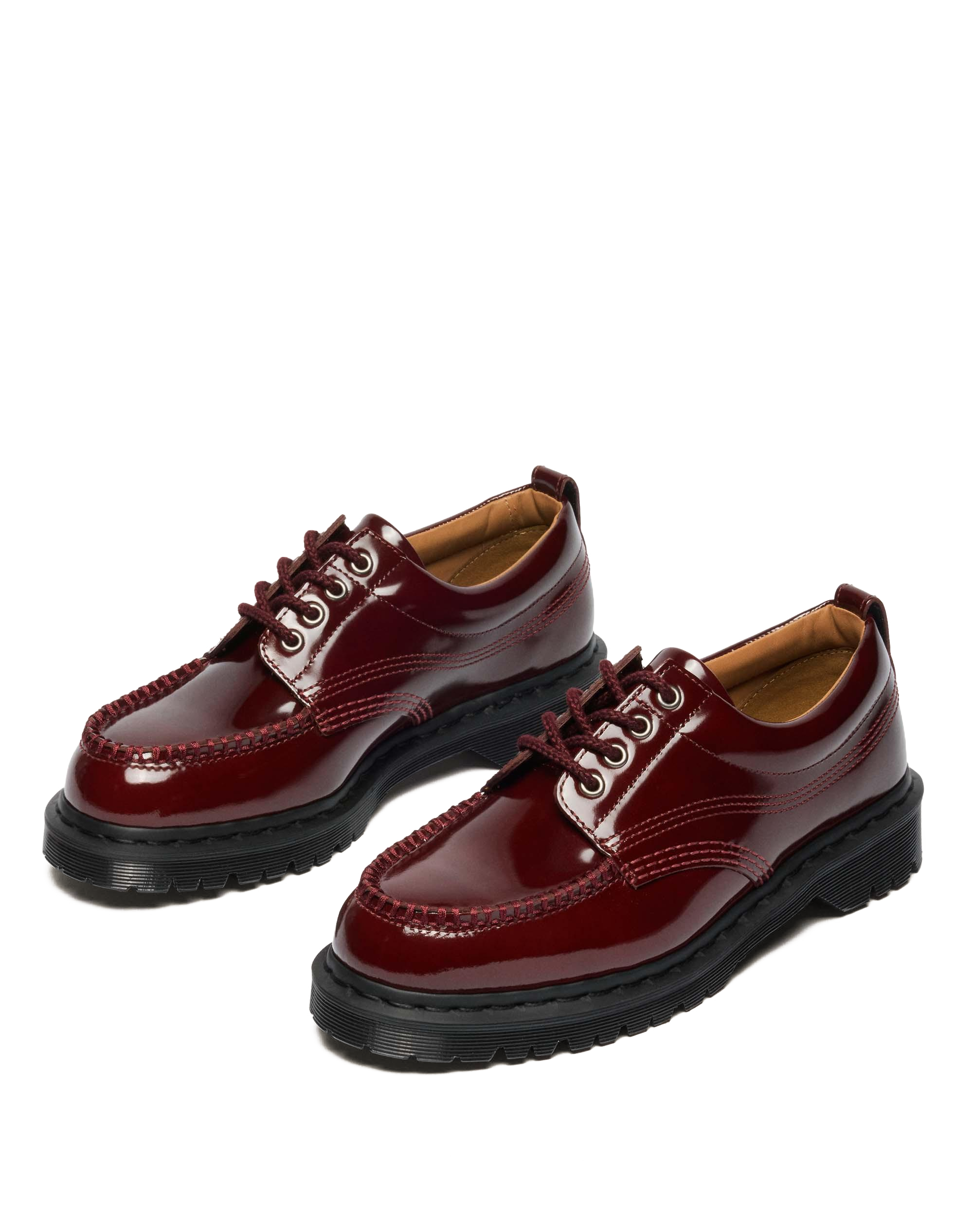 Lowell Laquered Moc Toe Shoes