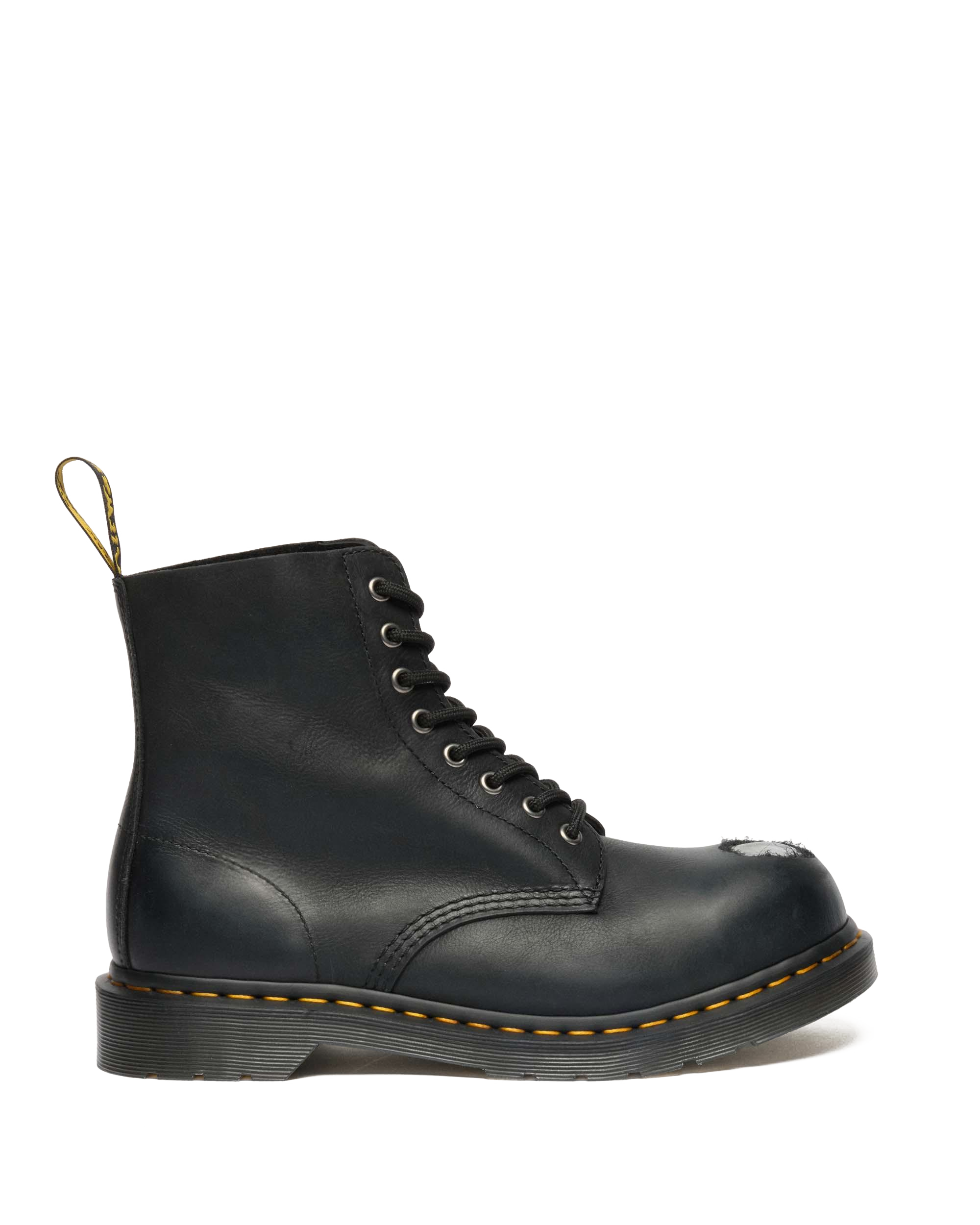 Boots 1460 en cuir à bout en métal