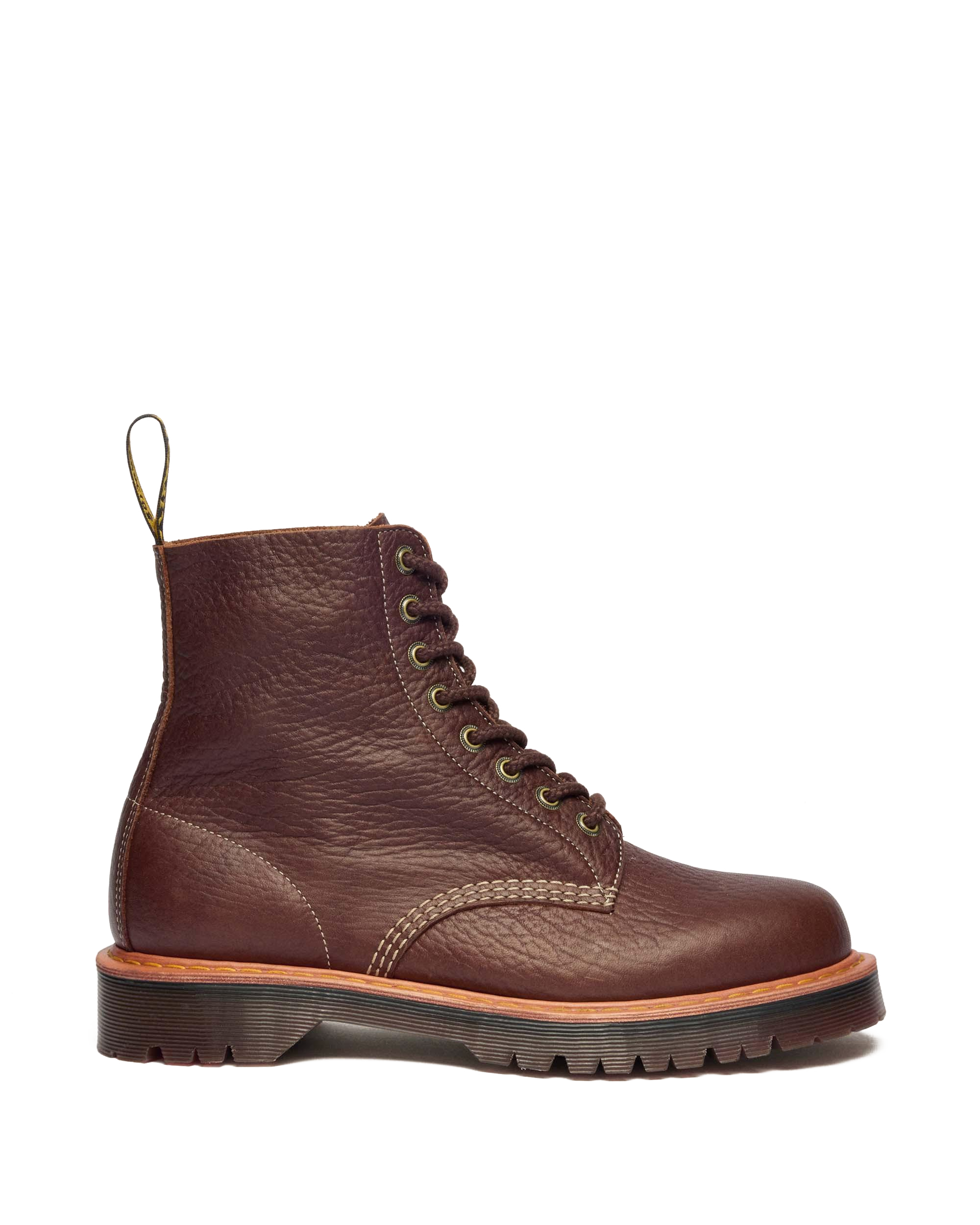 1460 Wild Grain Leather Boots in Sepia Brown | Dr. Martens™