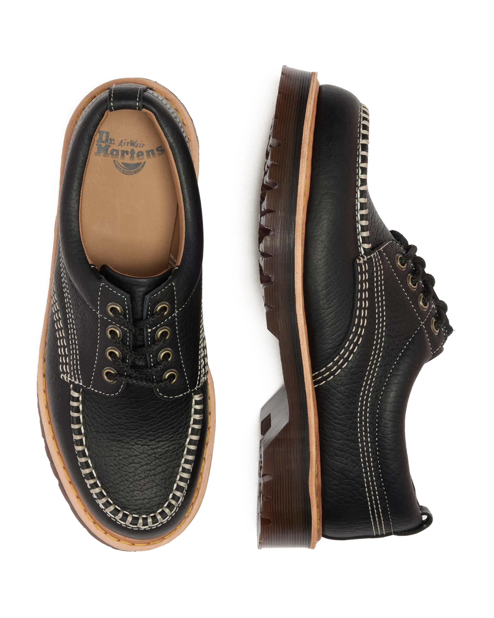 Chaussures Lowell en cuir Wild Grain à bout mocassin