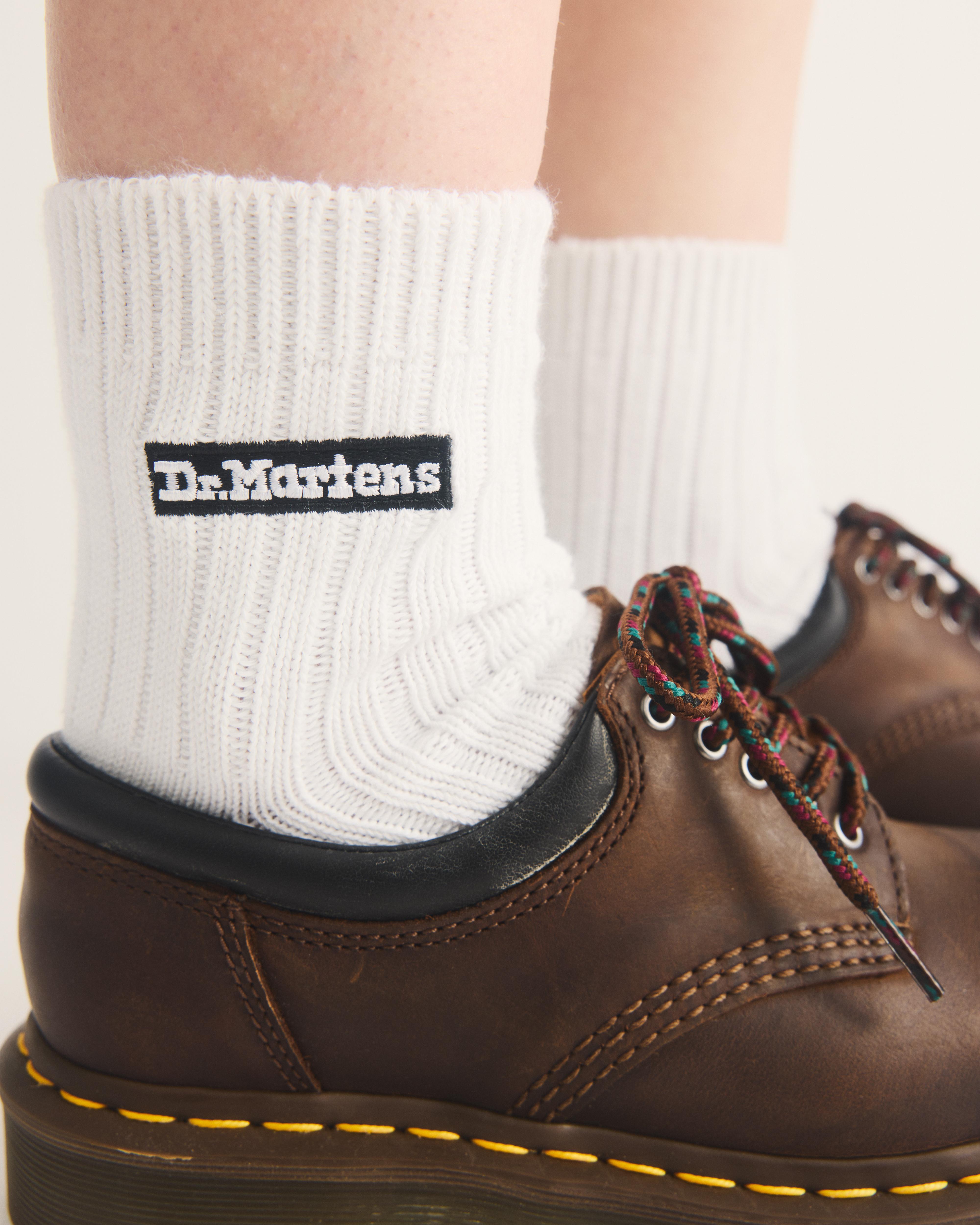 Chaussettes courtes Athletic Logo en coton biologique mélangé