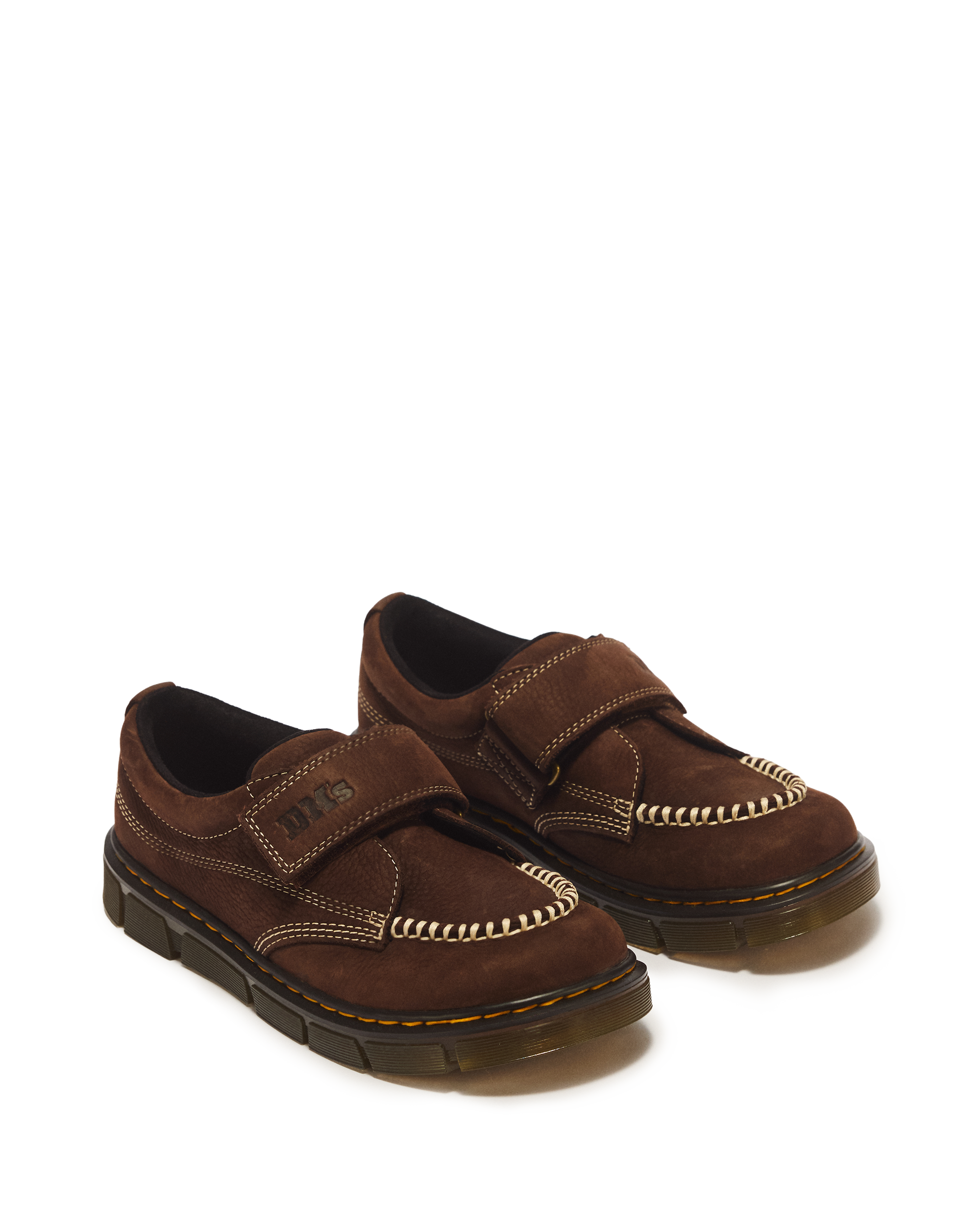 Youth Raffe Strap Tumbled Nubuck Strap Shoes