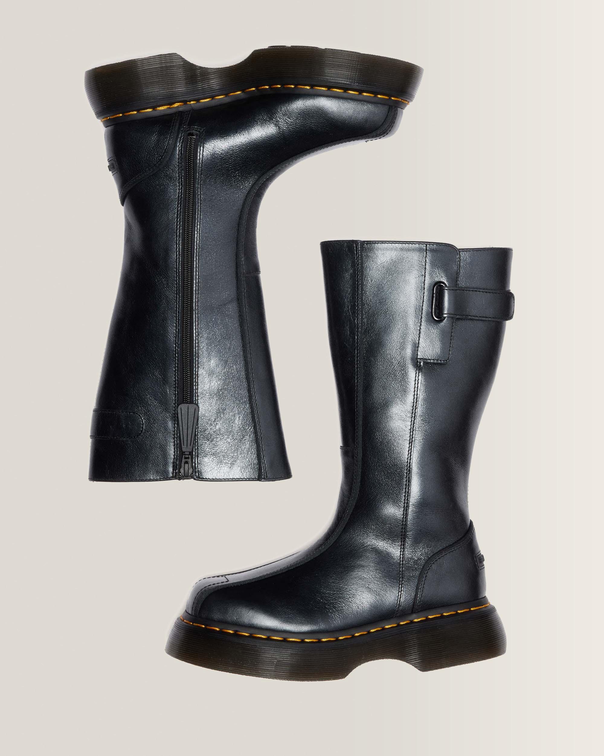 BUZZ HI ECLIPSE LEATHER BOOTS