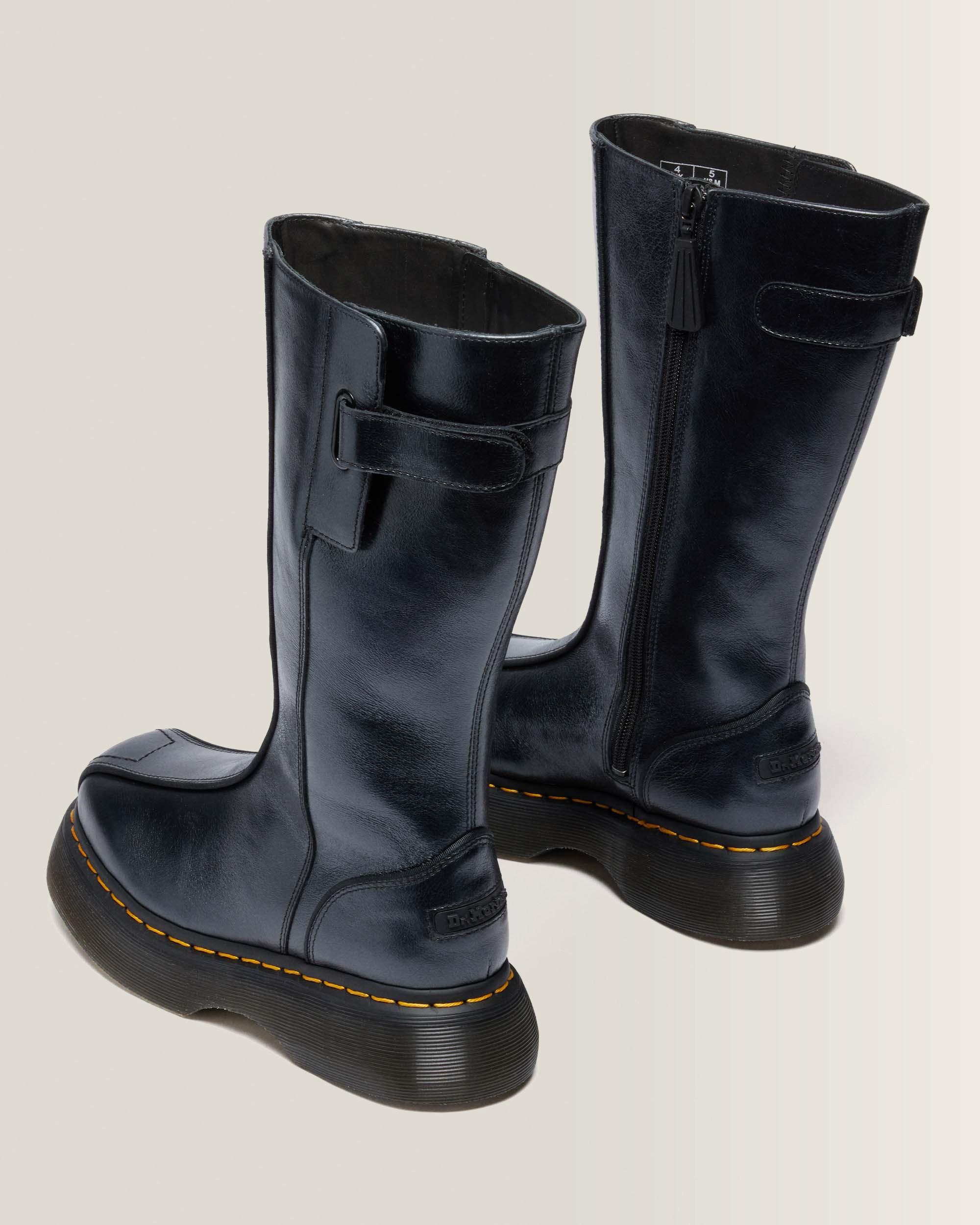 BUZZ HI ECLIPSE LEATHER BOOTS