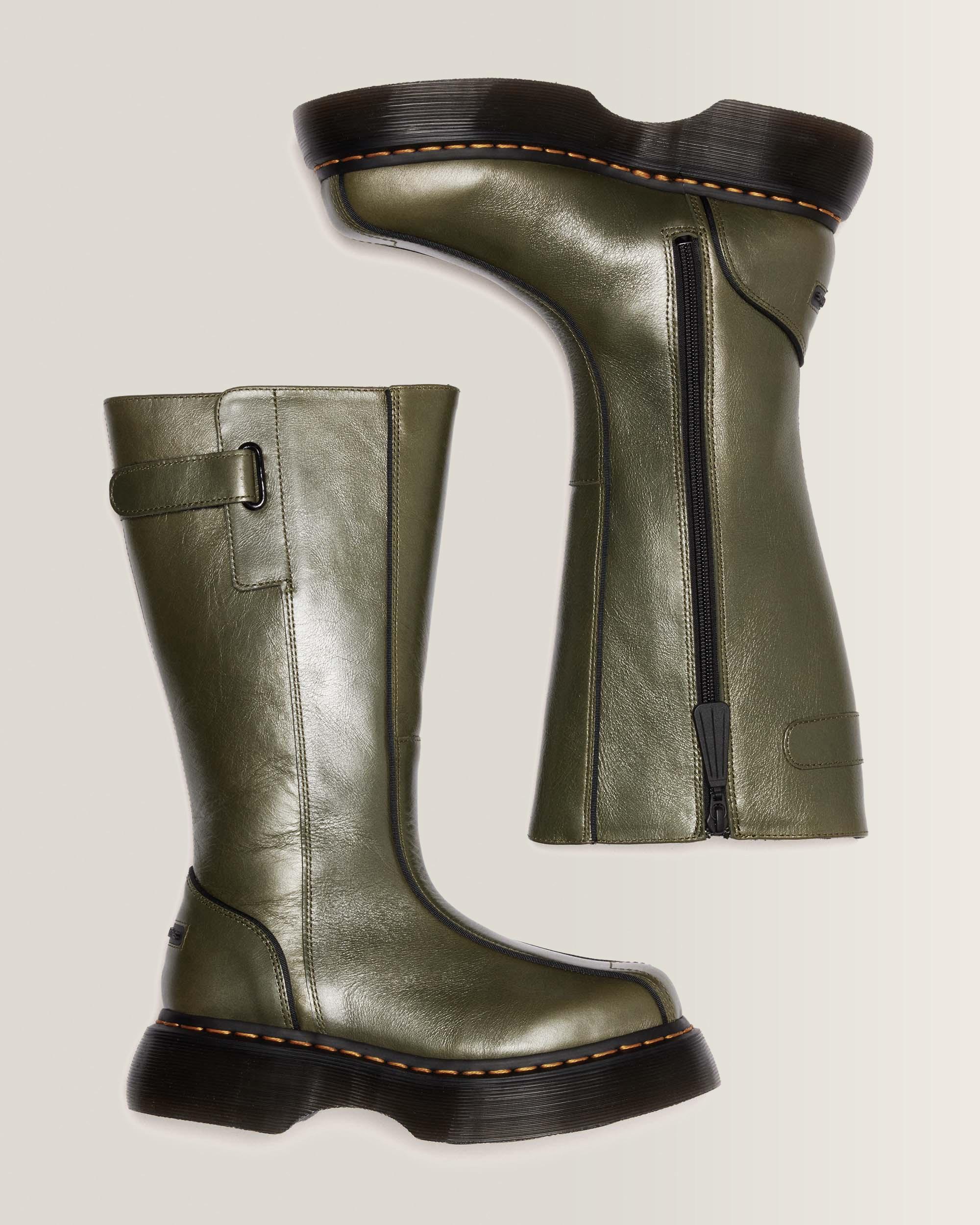 BUZZ HI ECLIPSE LEATHER BOOTS