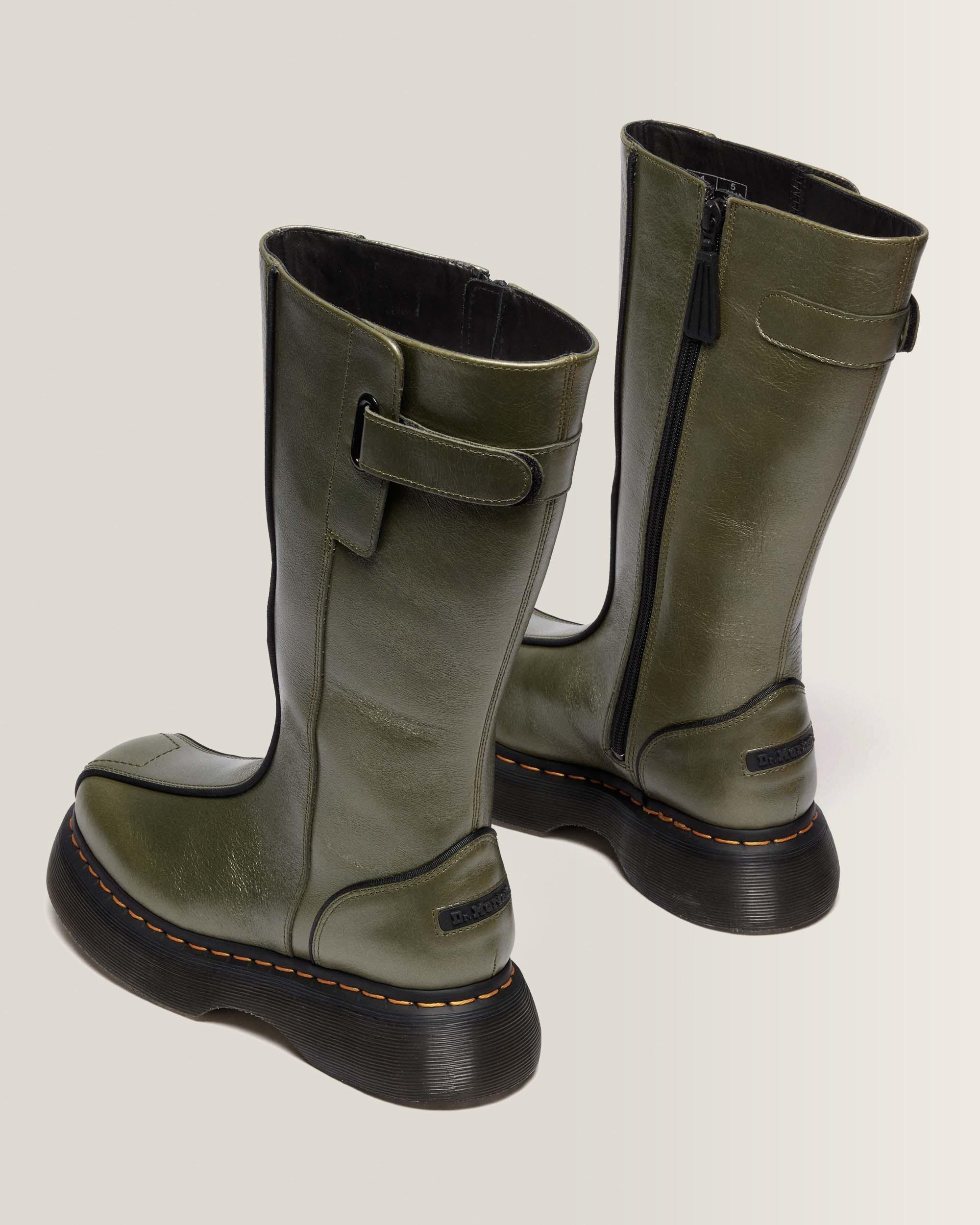 BUZZ HI ECLIPSE LEATHER BOOTS
