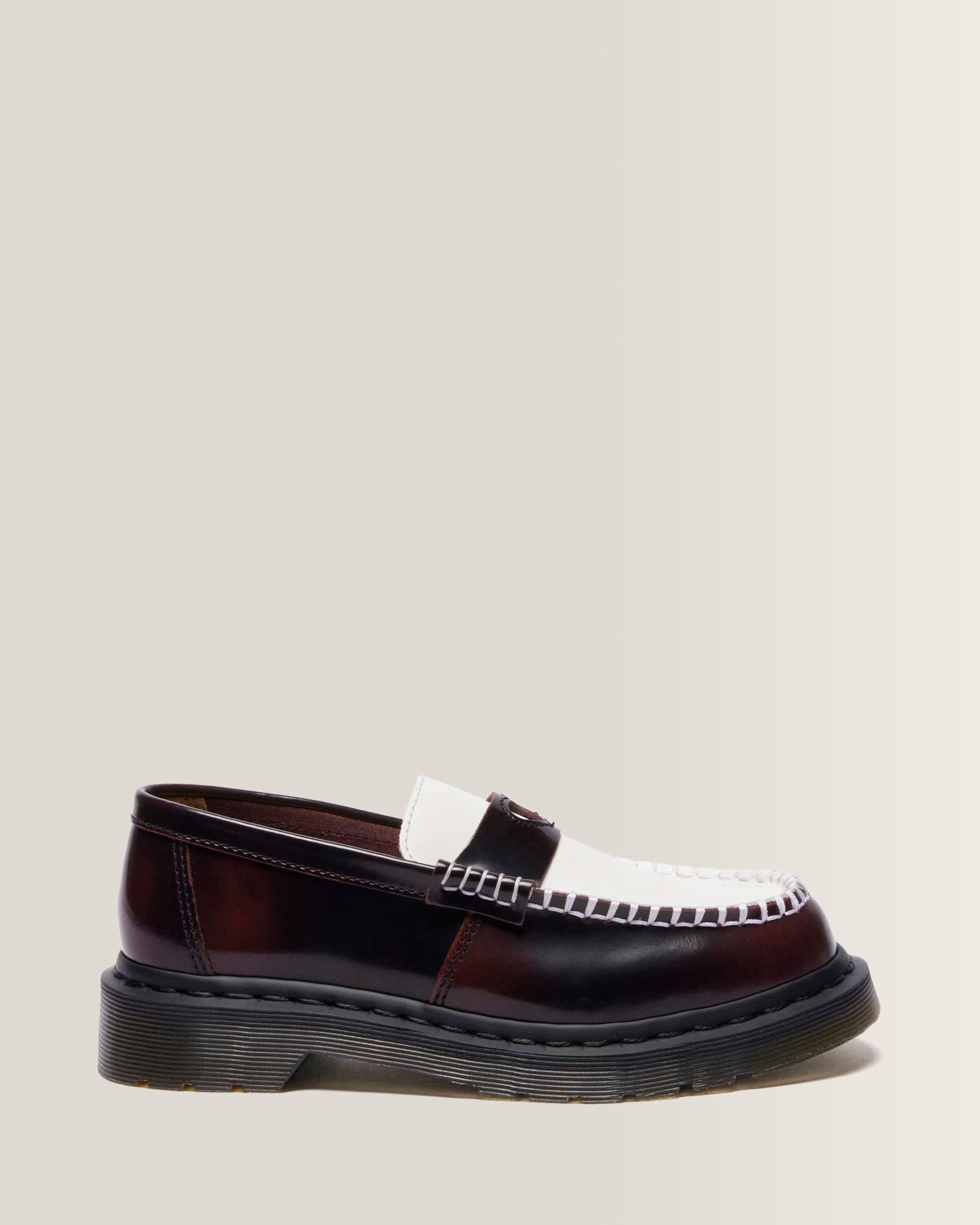 PENTON HEART-LOAFERS I TOFARVET RUB-OFF LÆDER