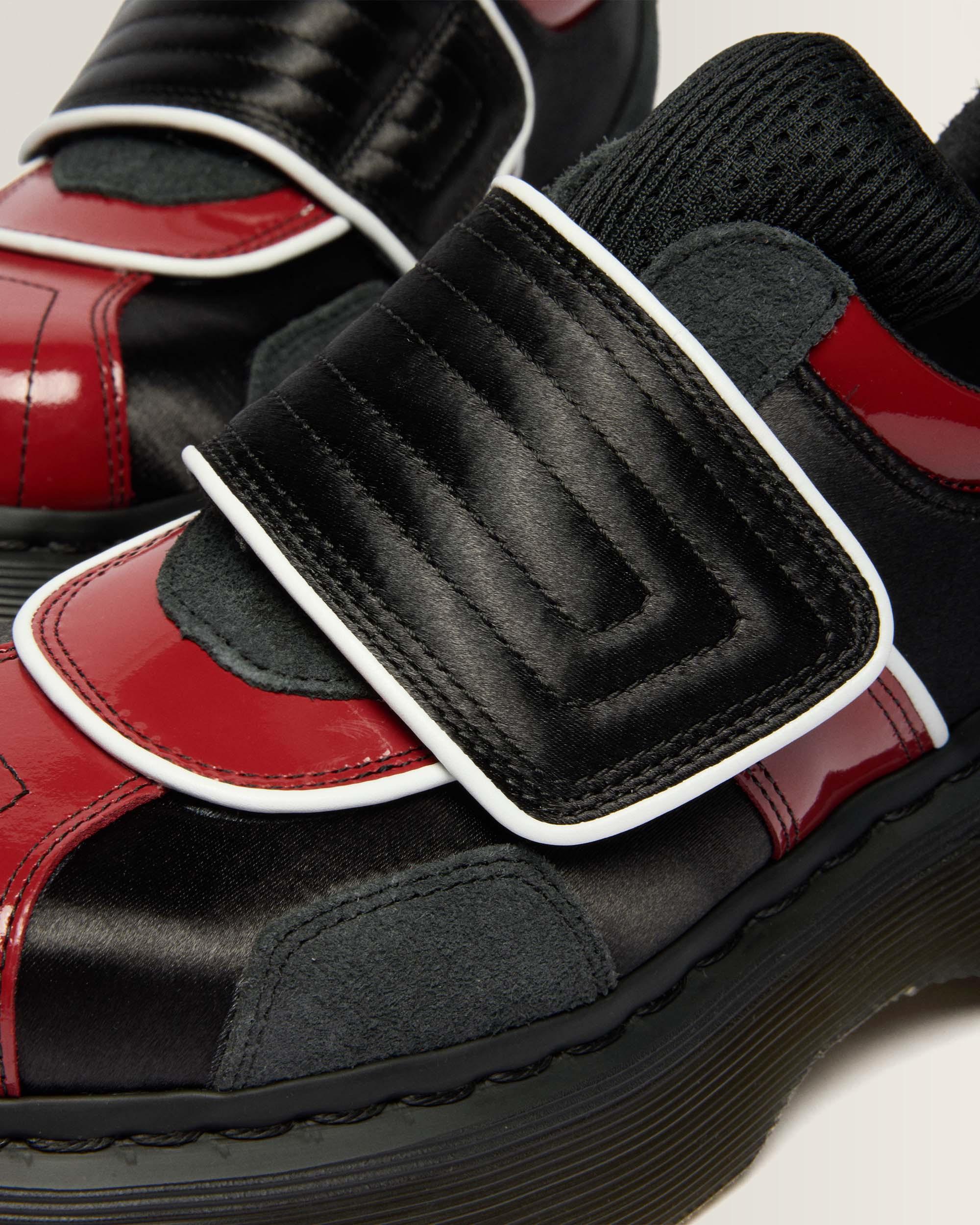 Buzz Strap Mixed Material Shoes