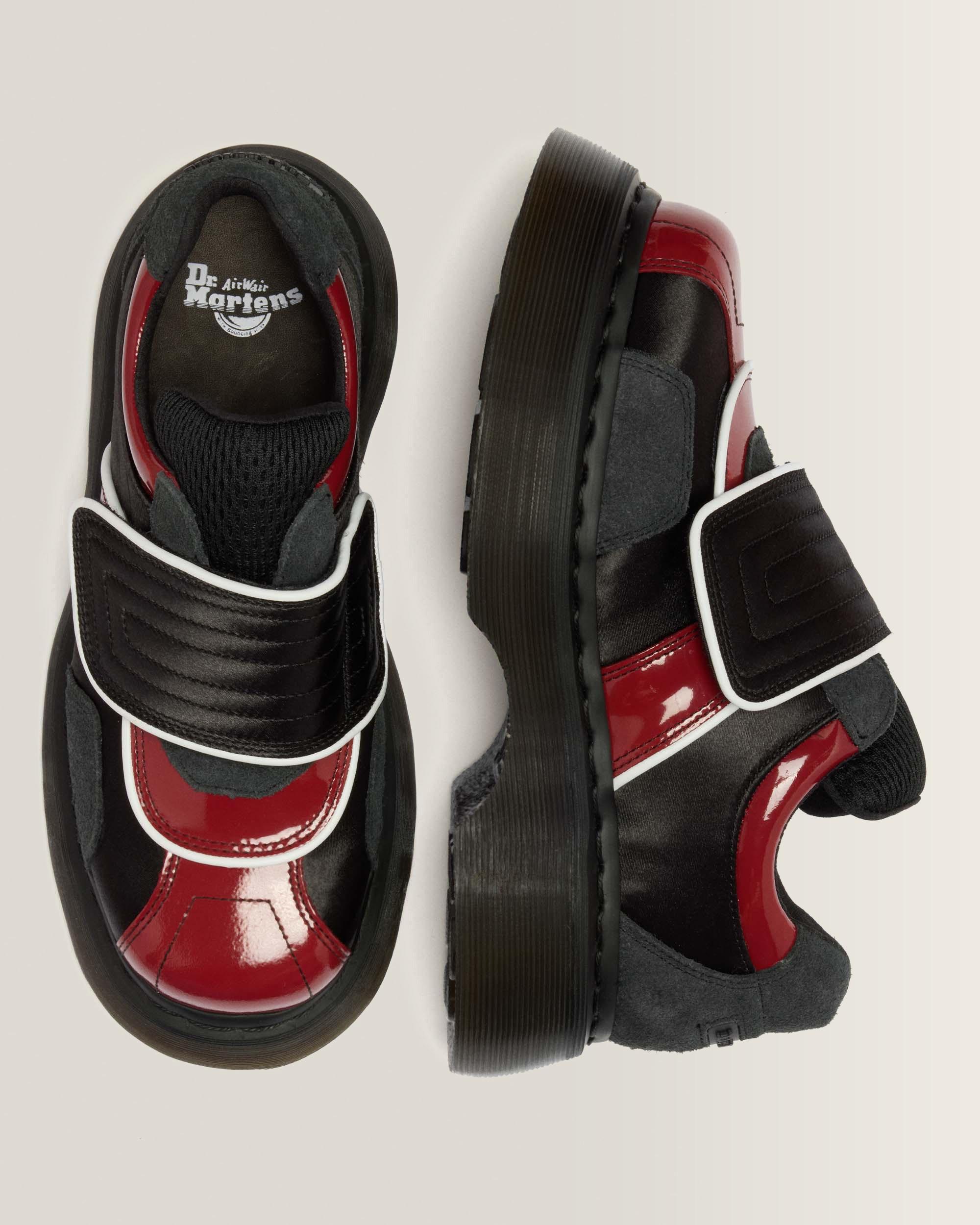 Buzz Strap Mixed Material Shoes
