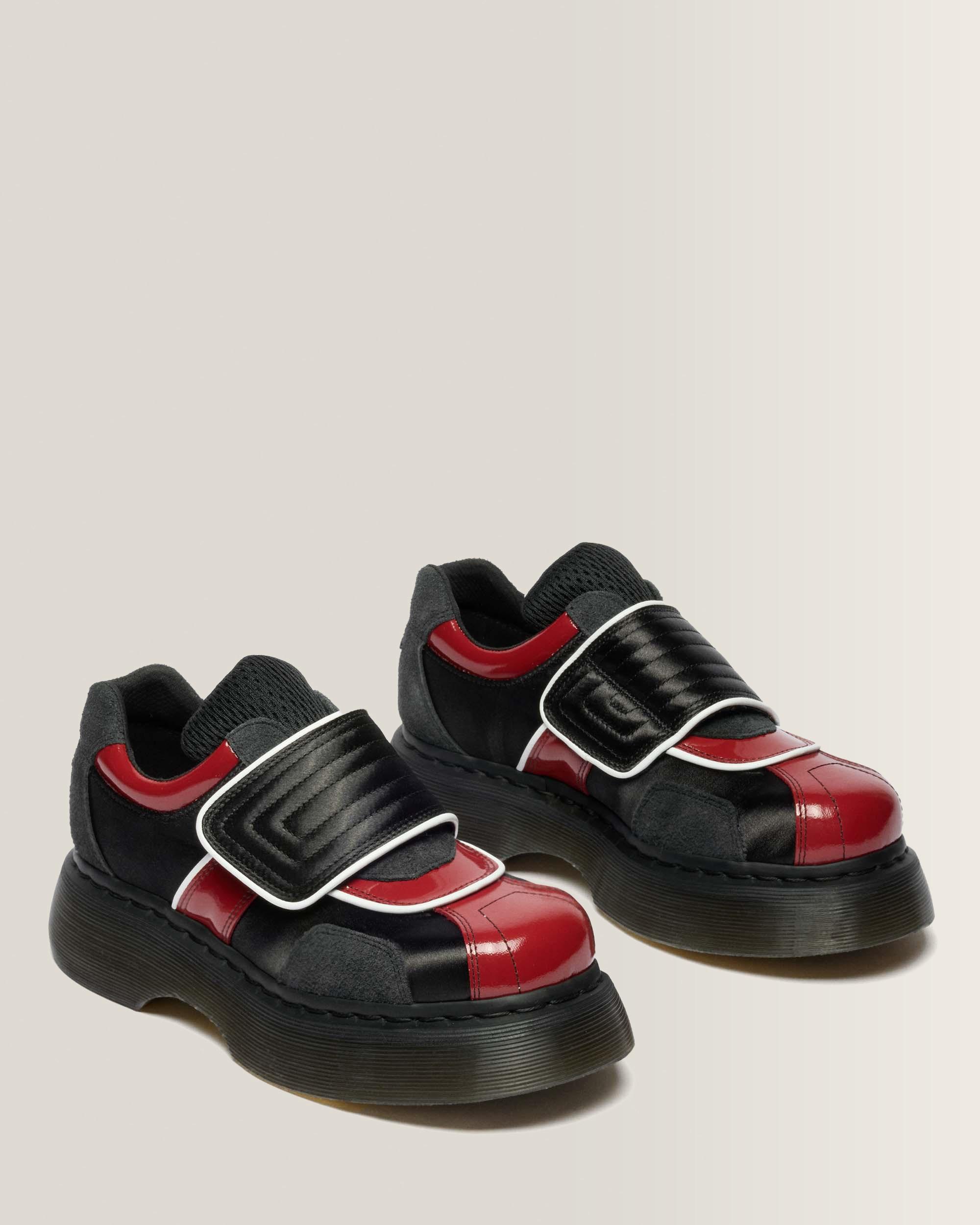 Buzz Strap Mixed Material Shoes