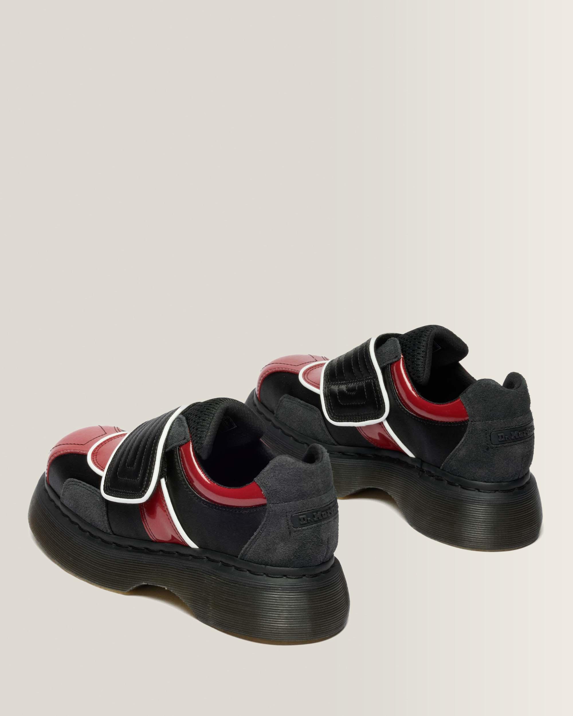 Buzz Strap Mixed Material Shoes