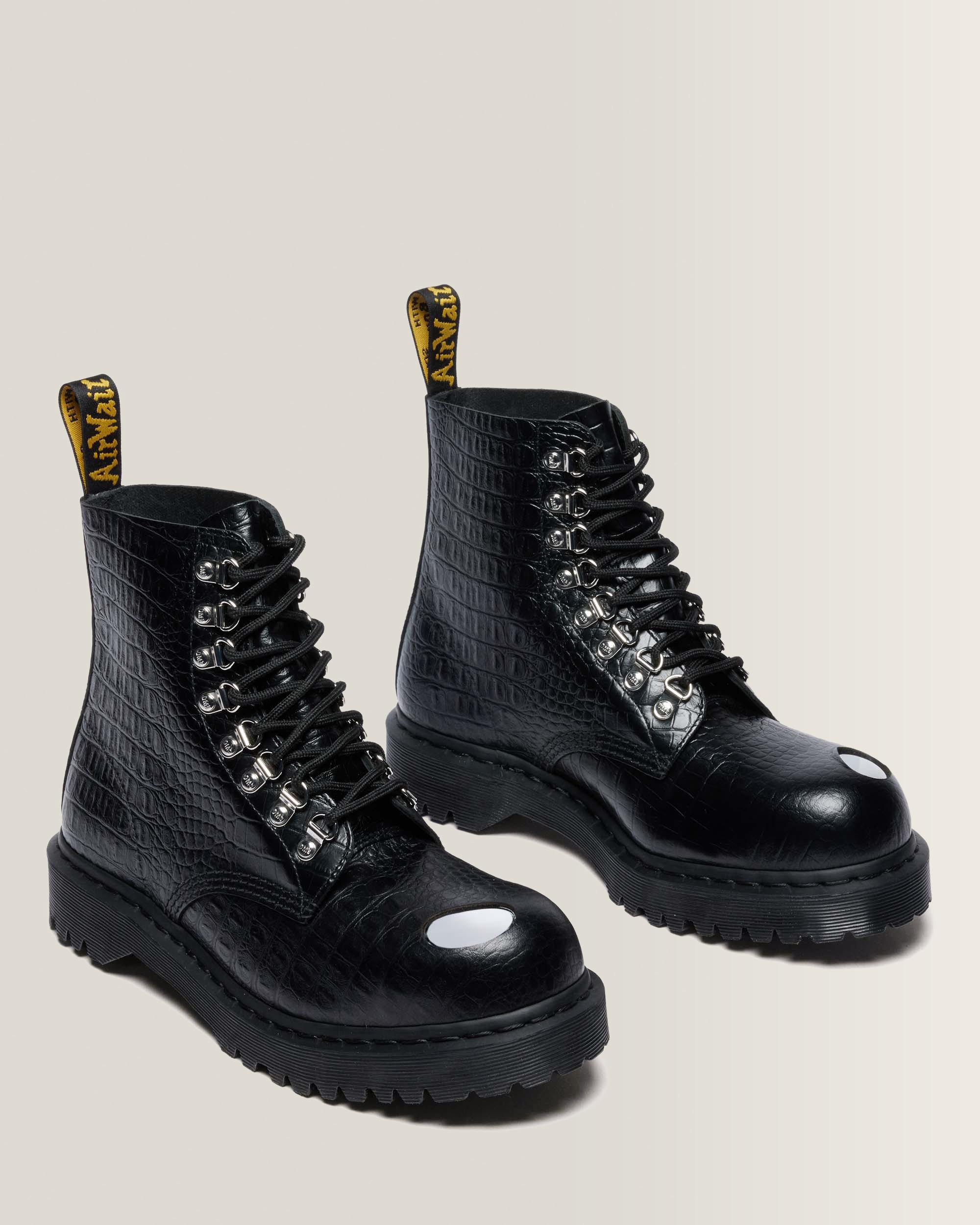 1460 Pascal Bex Steel Toe Leather Boots in Black | Dr. Martens™