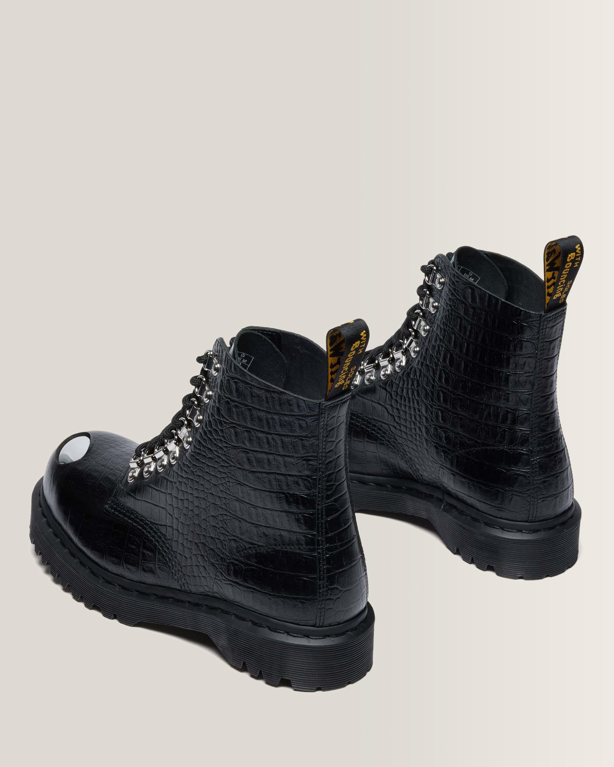 Boots 1460 Pascal Bex en cuir avec bout en acier