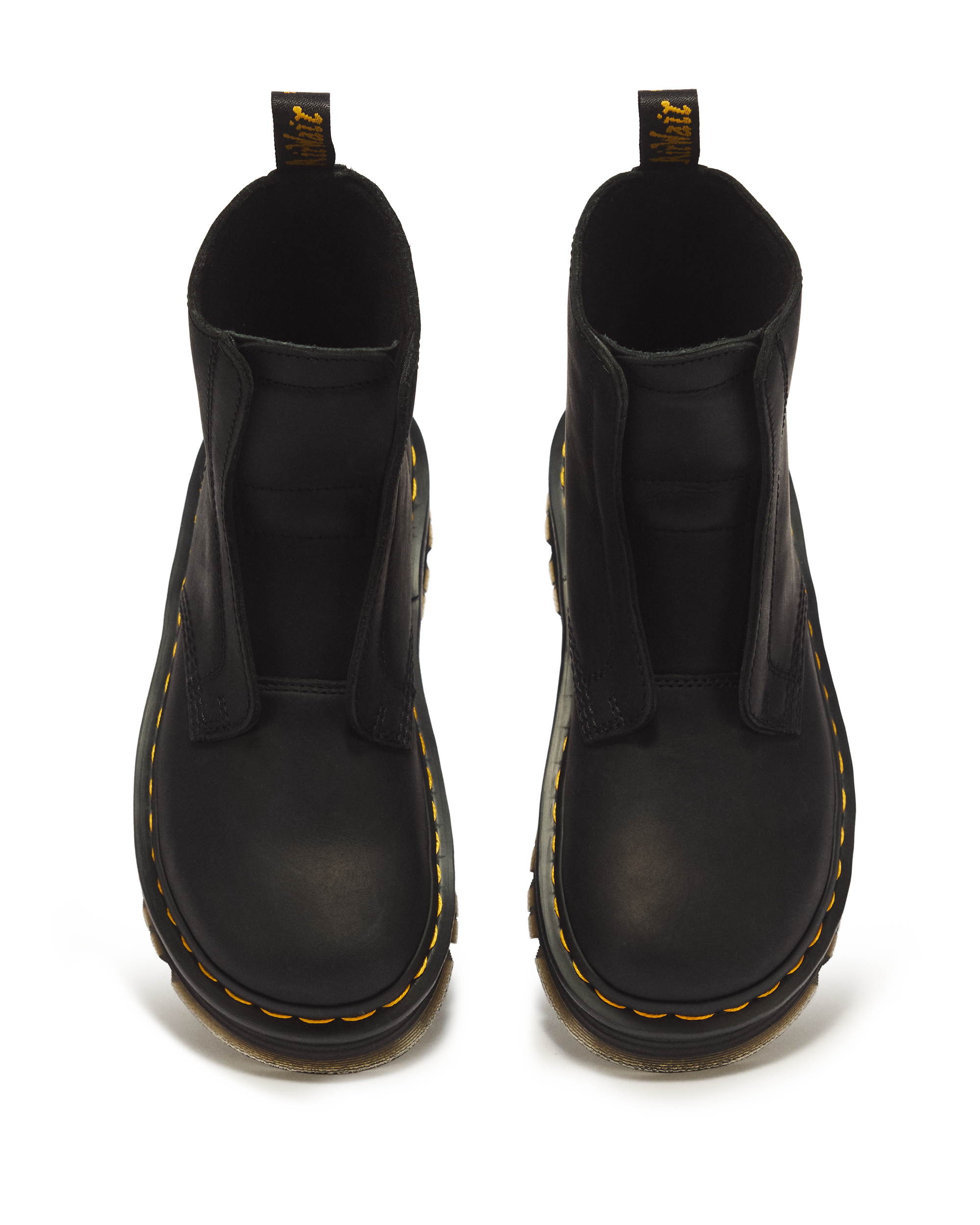 Zebzag Laceless Slip On Leather Boots