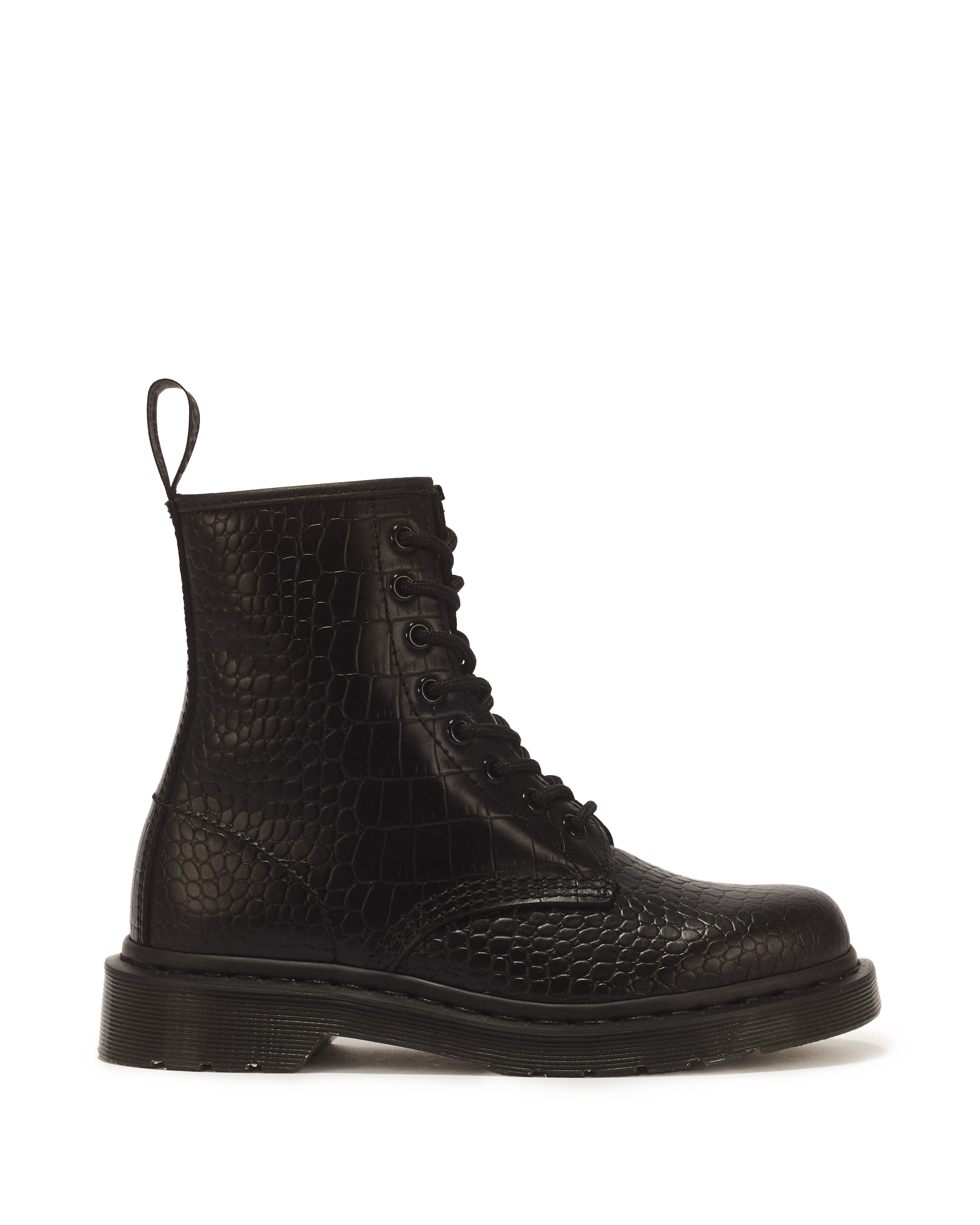 1460 Croc Emboss Leather Boots