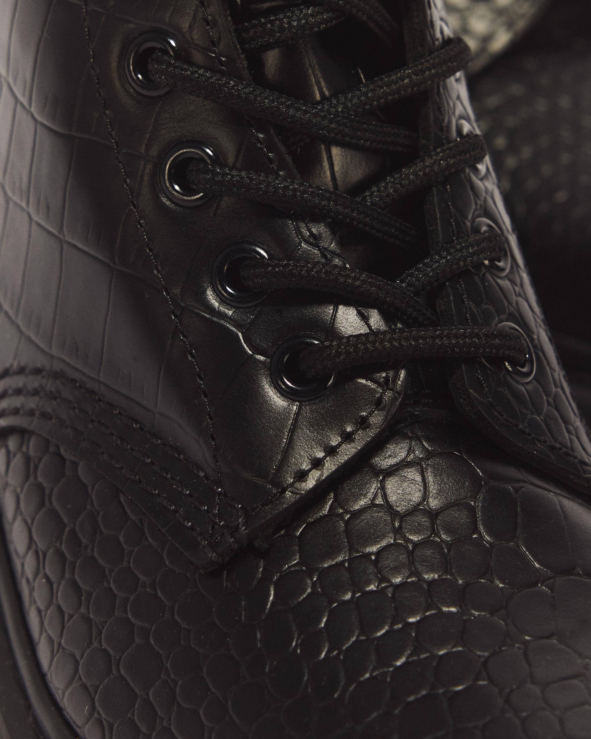 1460 Croc Emboss Leather Boots