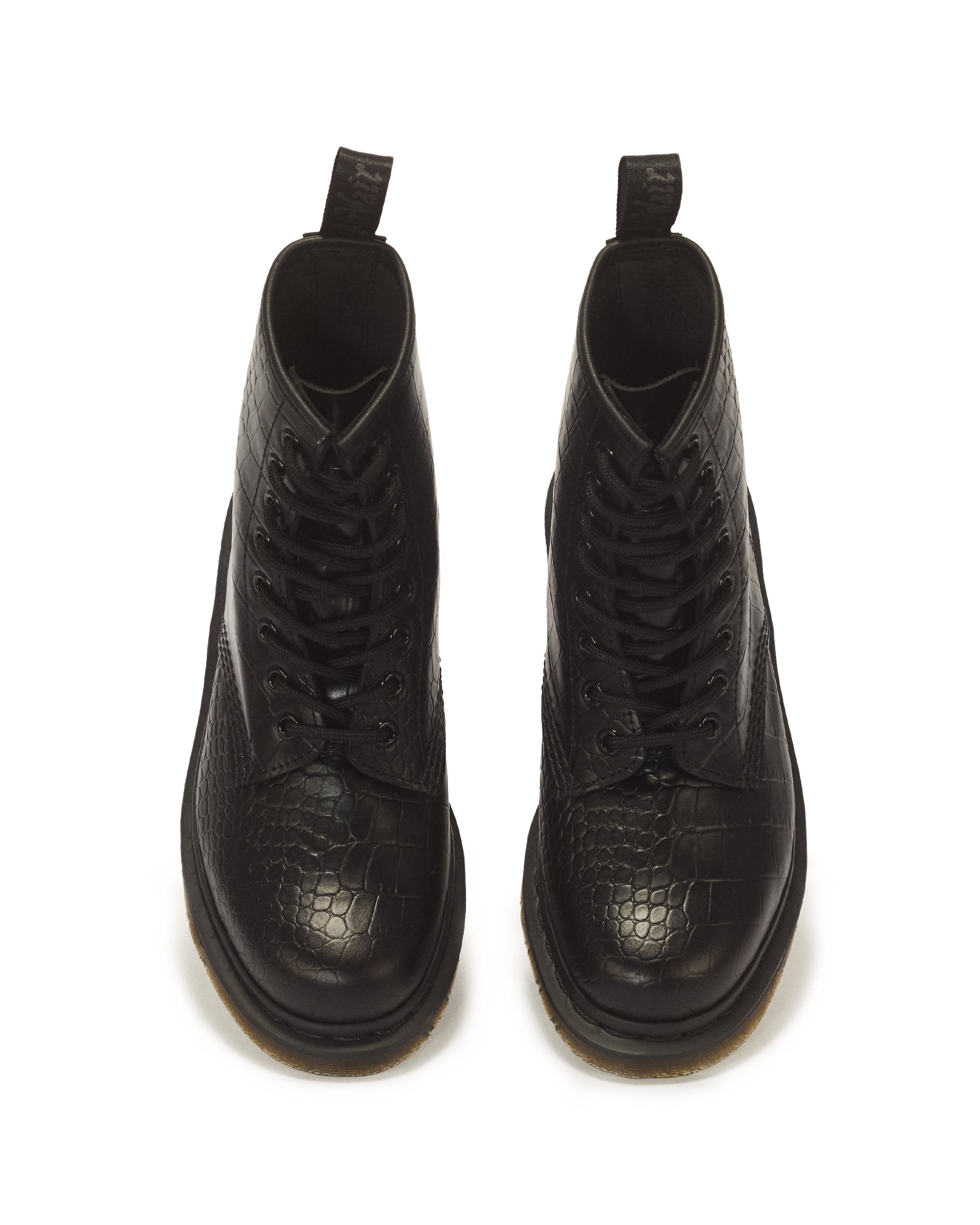 1460 Croc Emboss Leather Boots