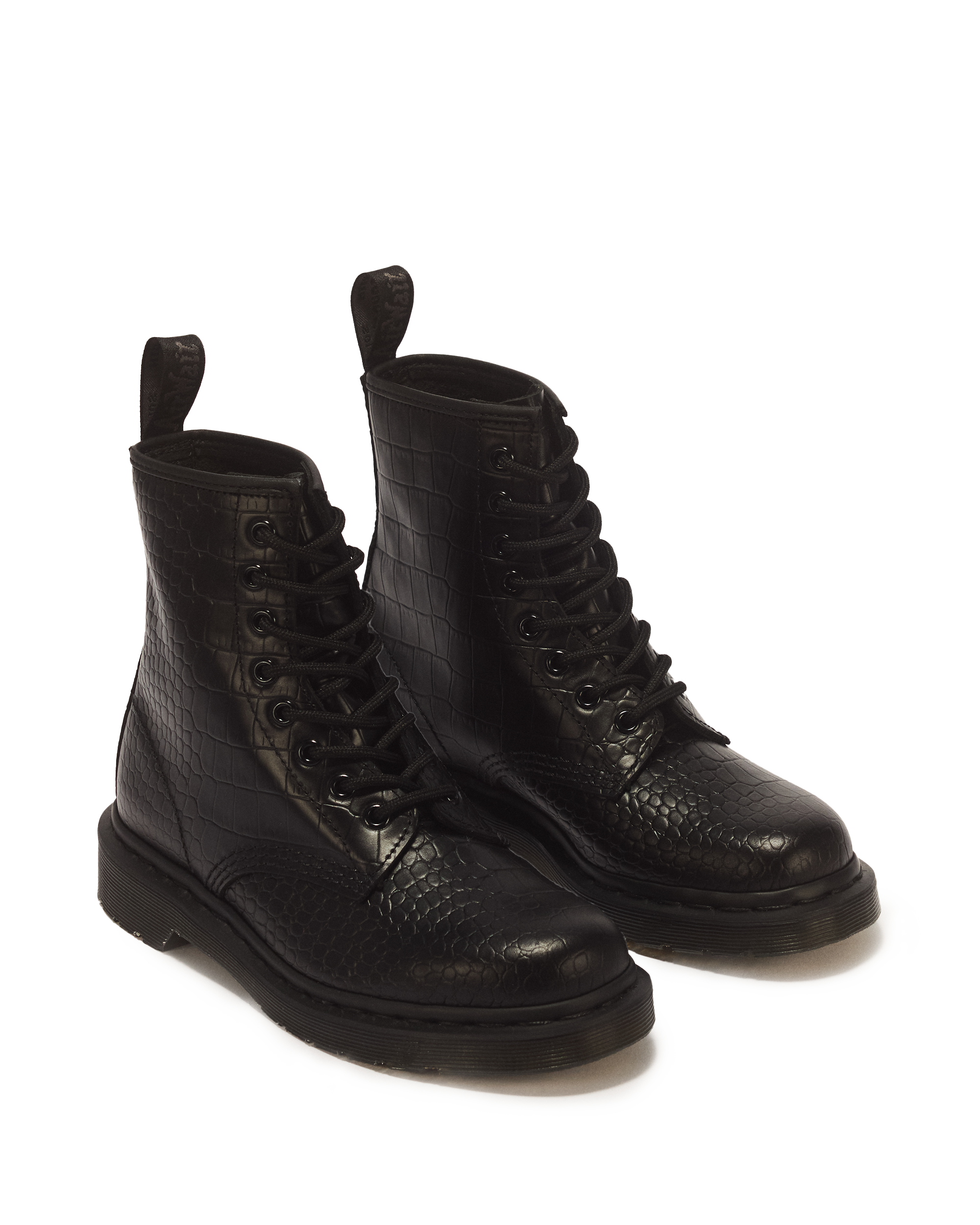 1460 Croc Emboss Leather Boots